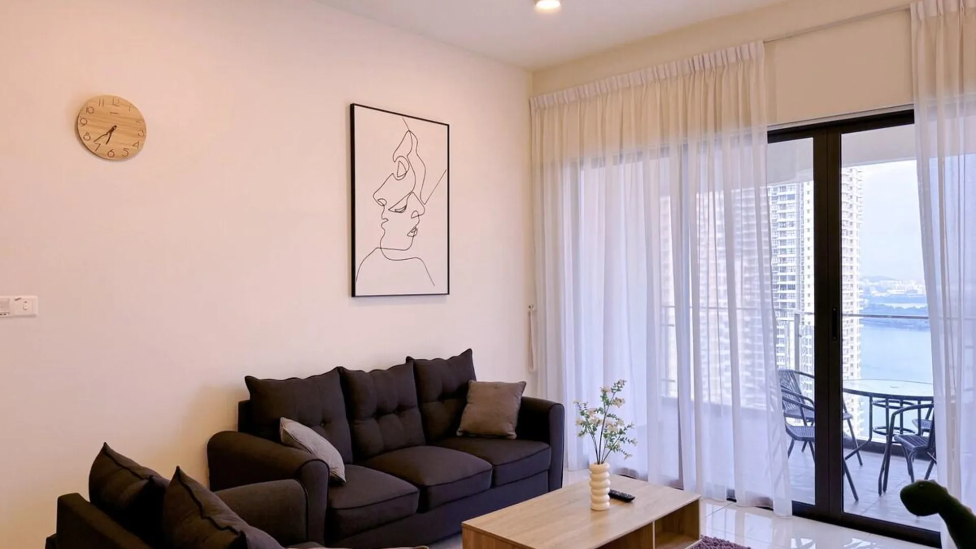 조호바루 / 조호르바루 당가베이의 아파트먼트 (100m², 침실 3개, 프라이빗 욕실 3개) 2성급 싱글룸 스위트룸