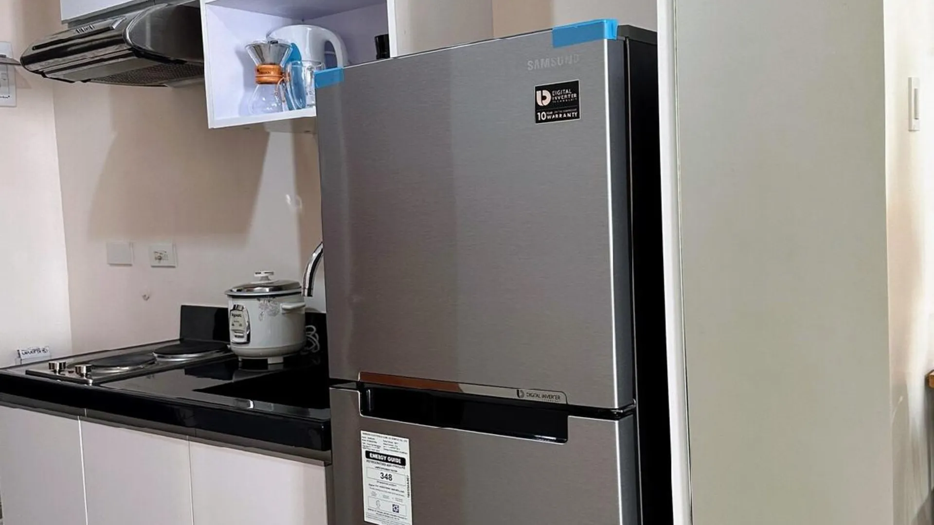 세부 북 개간 지역의 스튜디오 아파트먼트 (25m², 프라이빗 욕실 1개) 2성급 싱글룸 전망