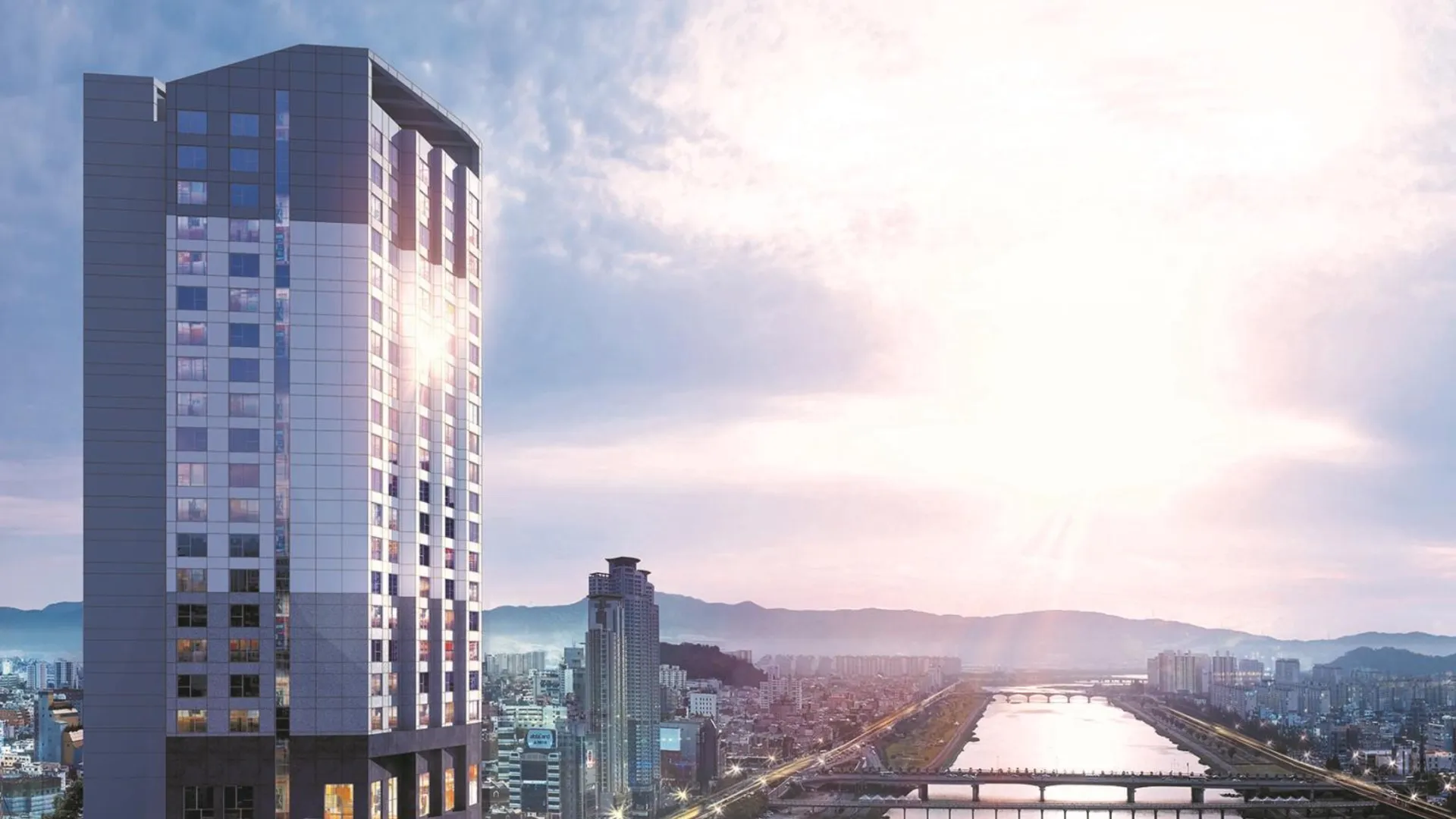 울산 호텔 리버사이드 3성급 호텔 외관