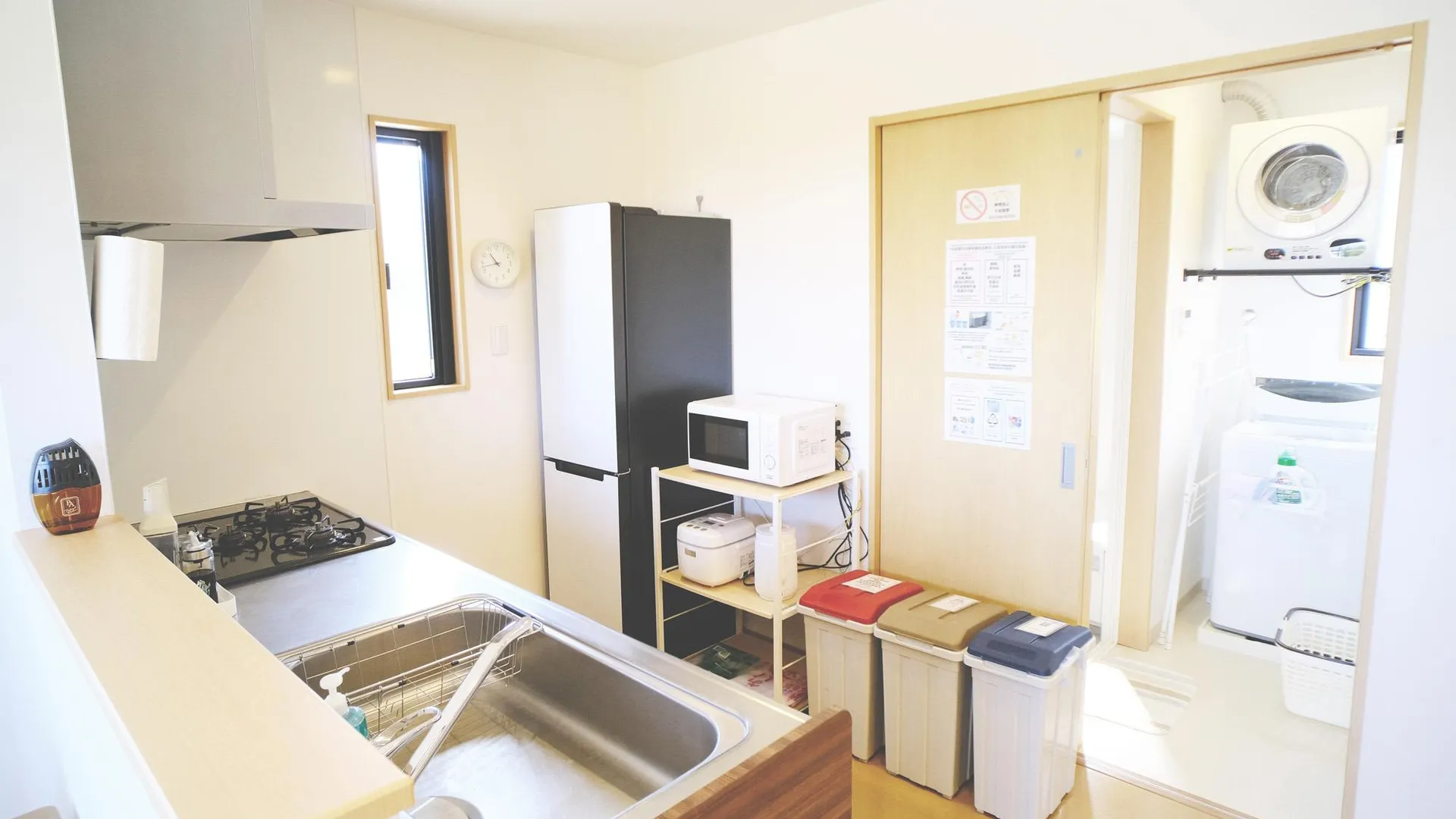 오키나와 본섬 기노자의 프라이빗 하우스 (79m², 침실 3개, 프라이빗 욕실 2개) 4성급 게스트하우스 부대시설