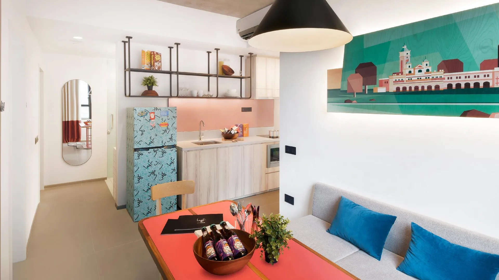 싱가포르 리프 푸난 싱가포르 4성급 호텔 스위트룸