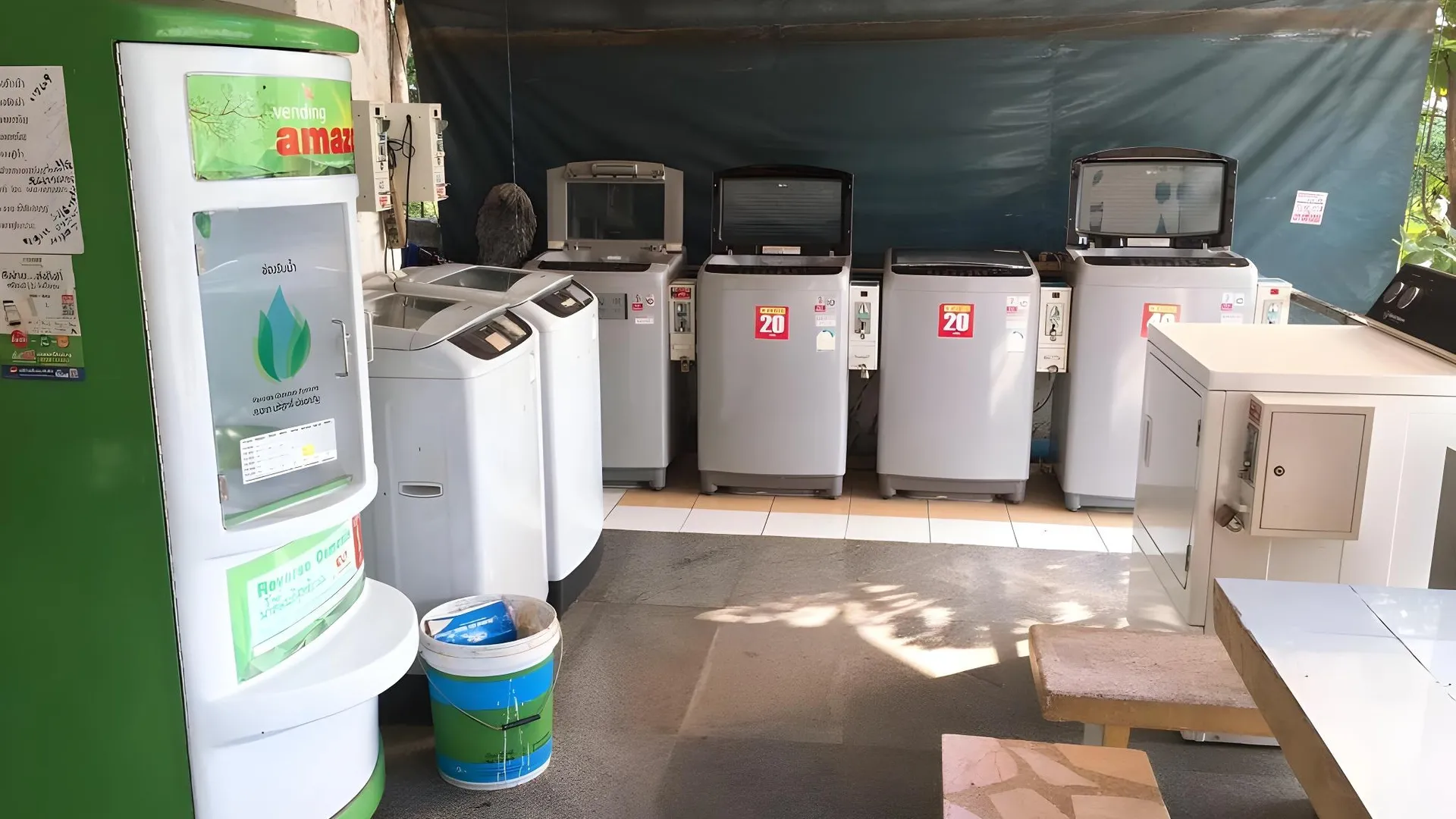 방콕 S.A.M. 아파트먼트 1성급 게스트하우스 레스토랑