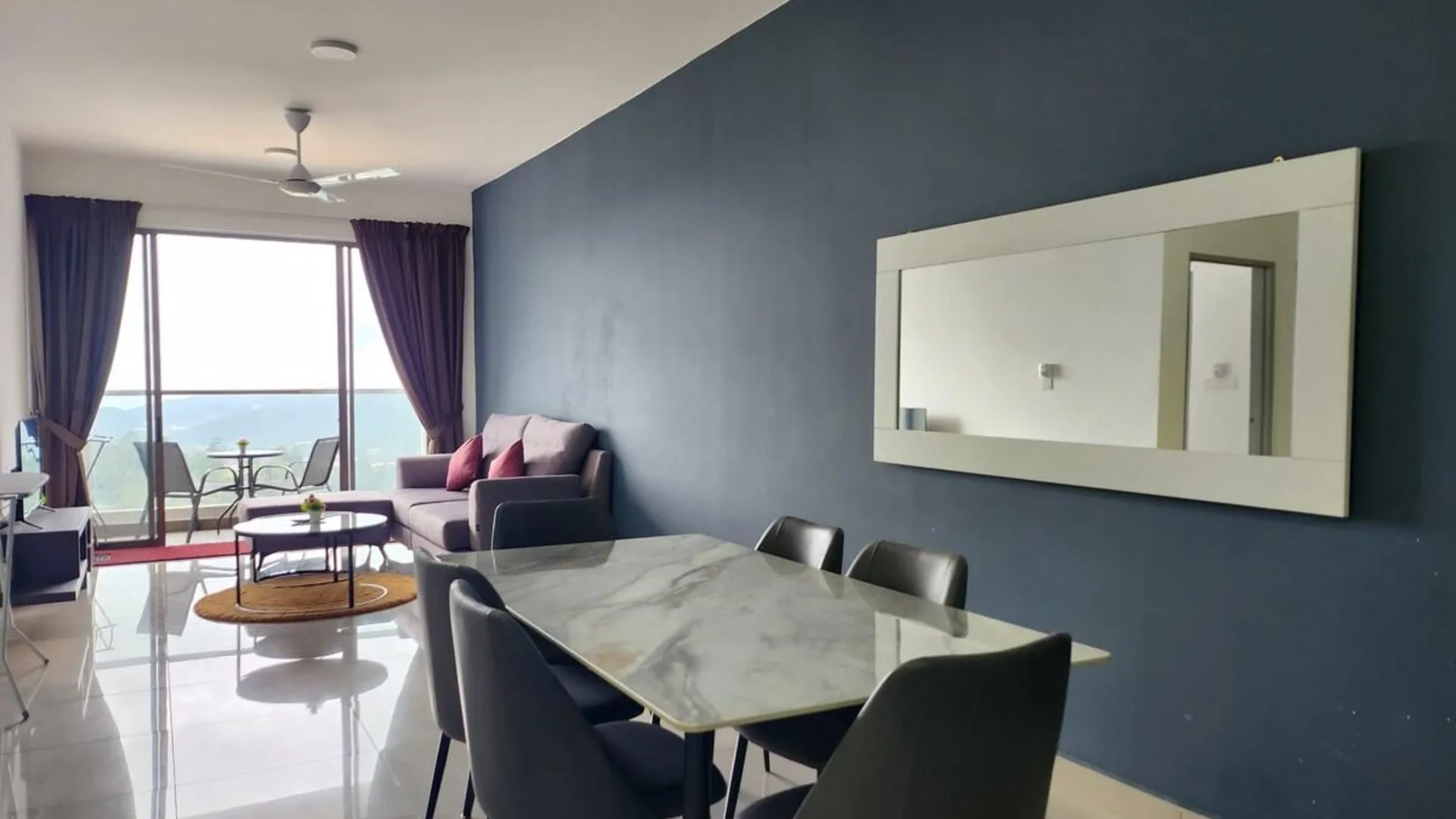 카메론 하일랜즈 브린창의 프라이빗 하우스 (100m², 침실 3개, 프라이빗 욕실 1개) 2성급 싱글룸 레스토랑