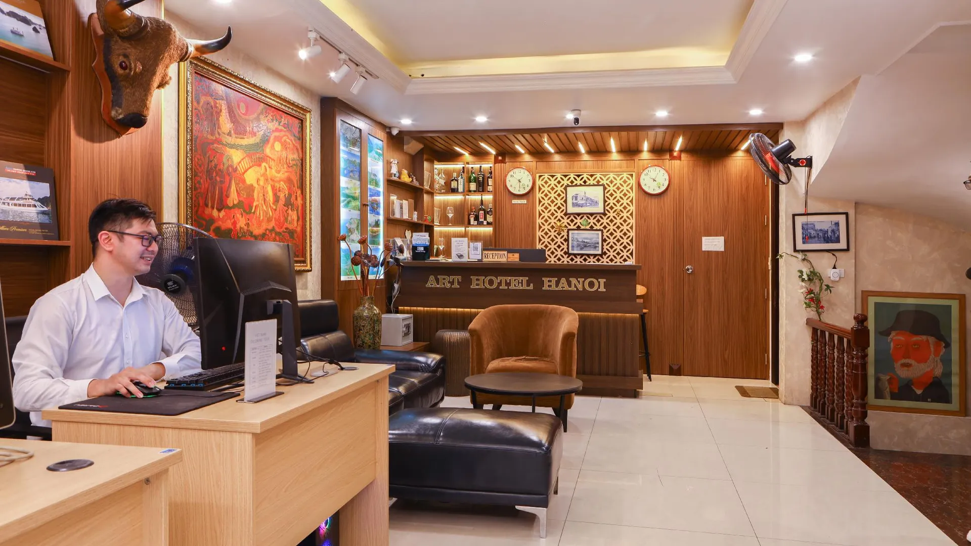 하노이 아트 호텔 앤 갤러리 3성급 호텔 로비