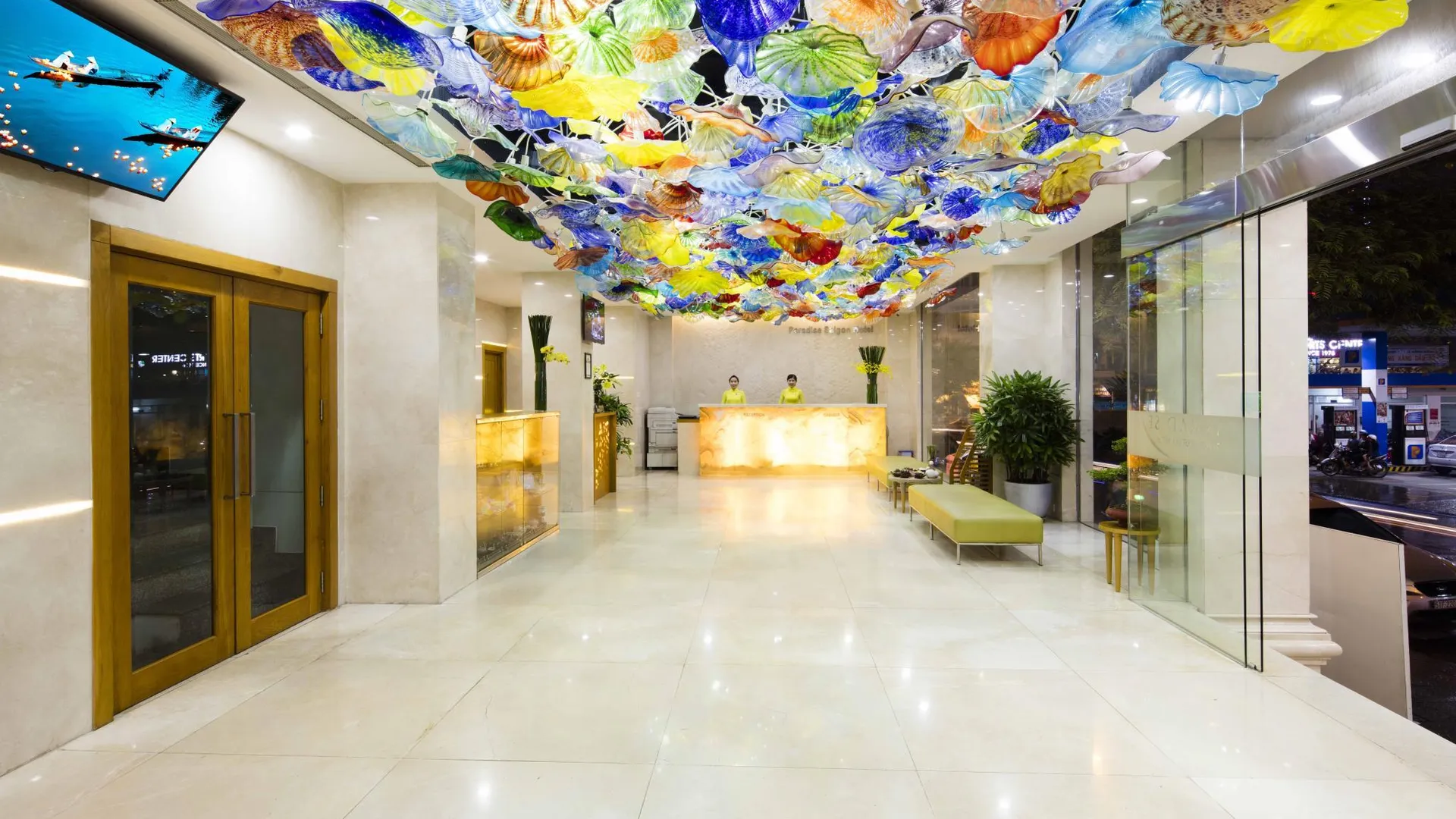 호치민 파라다이스 사이공 부티크 호텔 앤 스파 4성급 호텔 로비