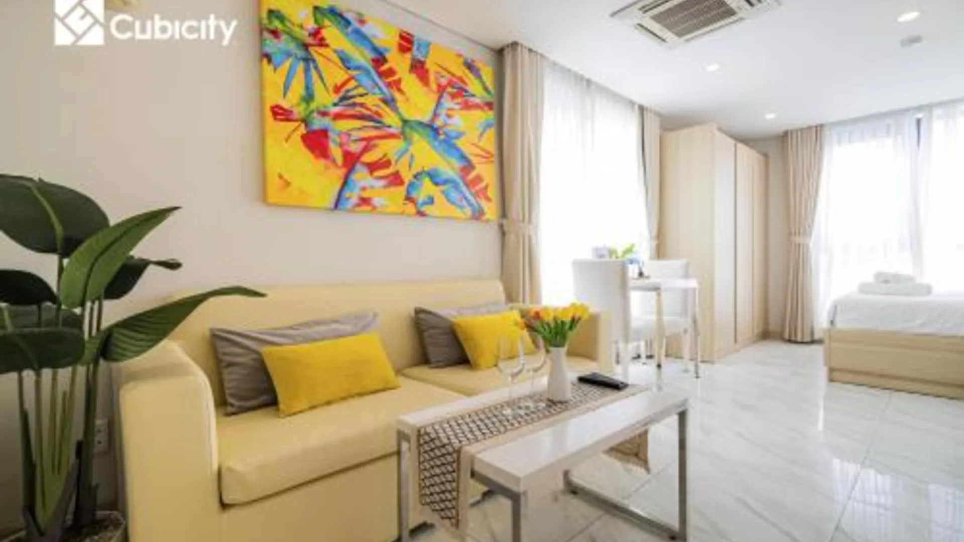 호치민 큐비시티 히든 하우스 4성급 호텔 스위트룸