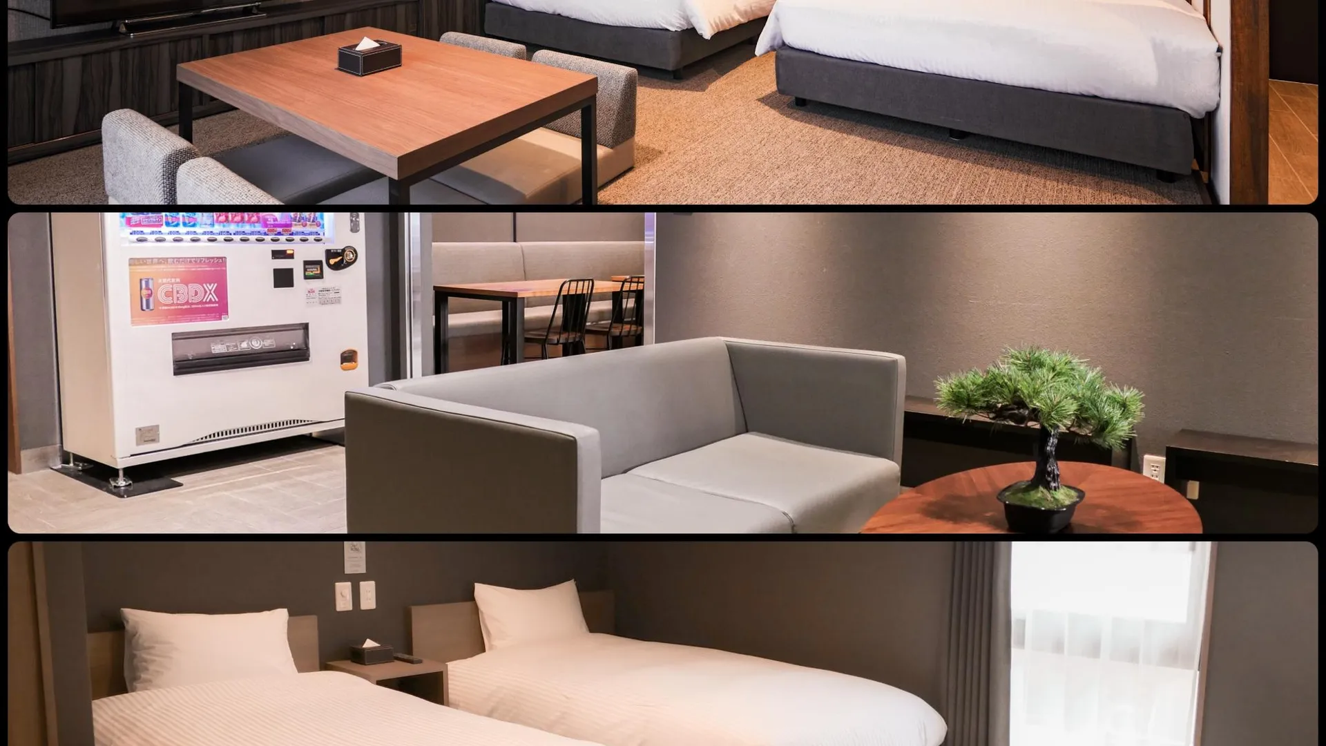 오사카 웨이페어러 신사이바시 3성급 호텔 객실