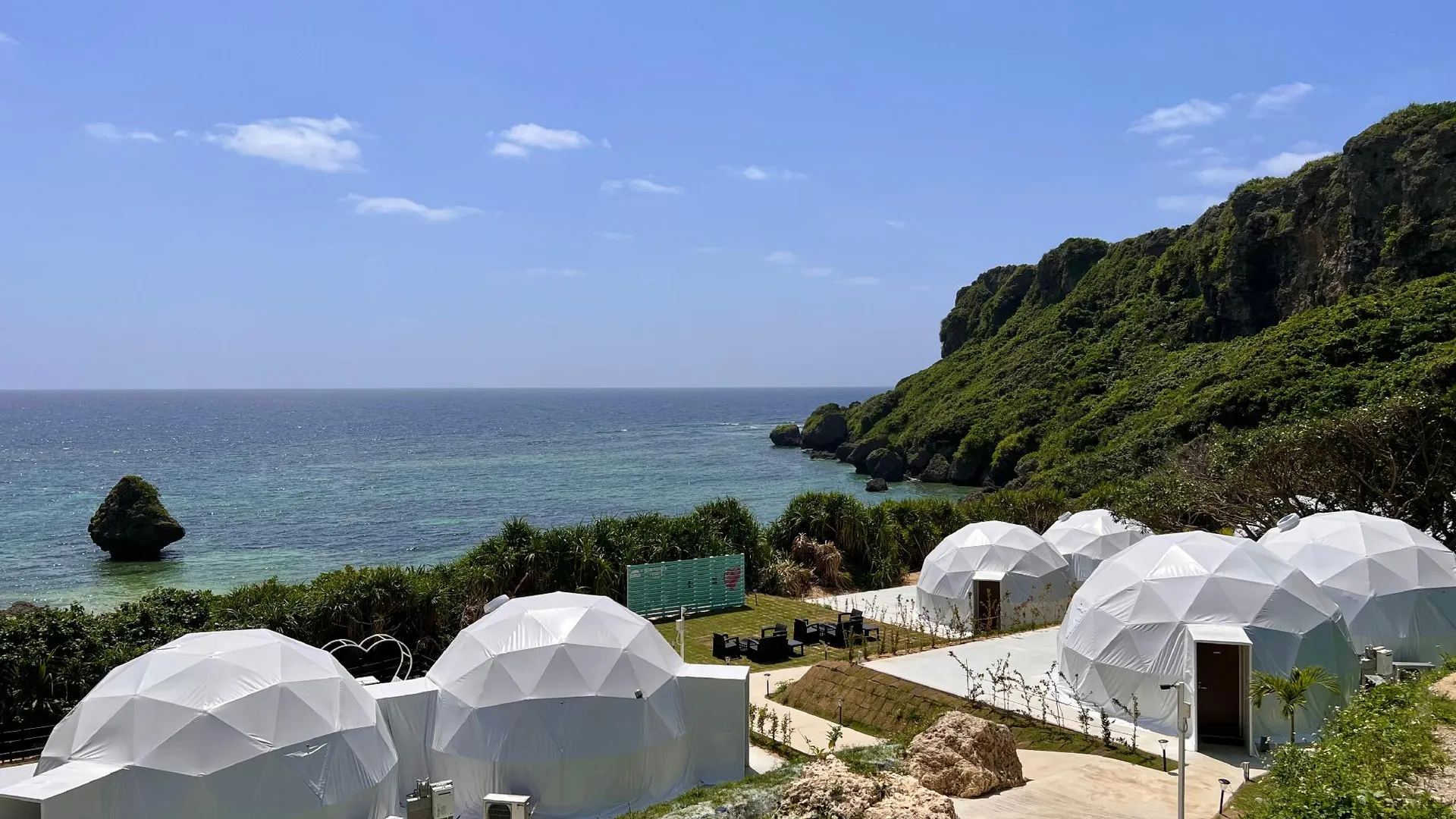 오키나와 본섬 글램파크 리조트 아쿠나 비치 3성급 게스트하우스 레스토랑