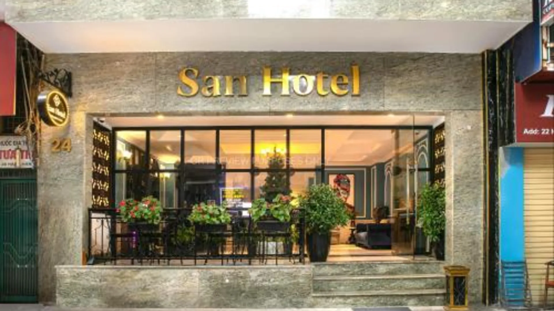 하노이 산 부티크 호텔 3성급 호텔 레스토랑