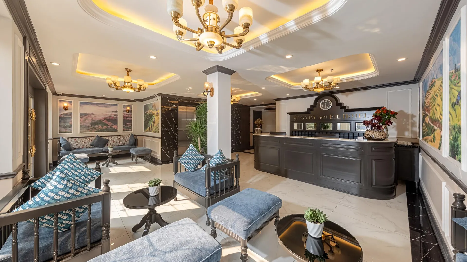 사파 사파 솔레이 호텔 4성급 호텔 로비