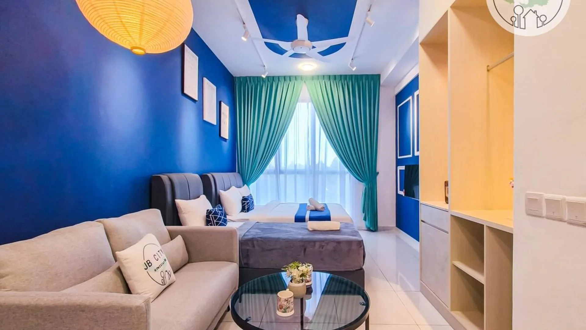 조호바루 / 조호르바루 스쿠다이의 프라이빗 하우스 (45m², 침실 1개, 프라이빗 욕실 1개) 3성급 싱글룸 스위트룸