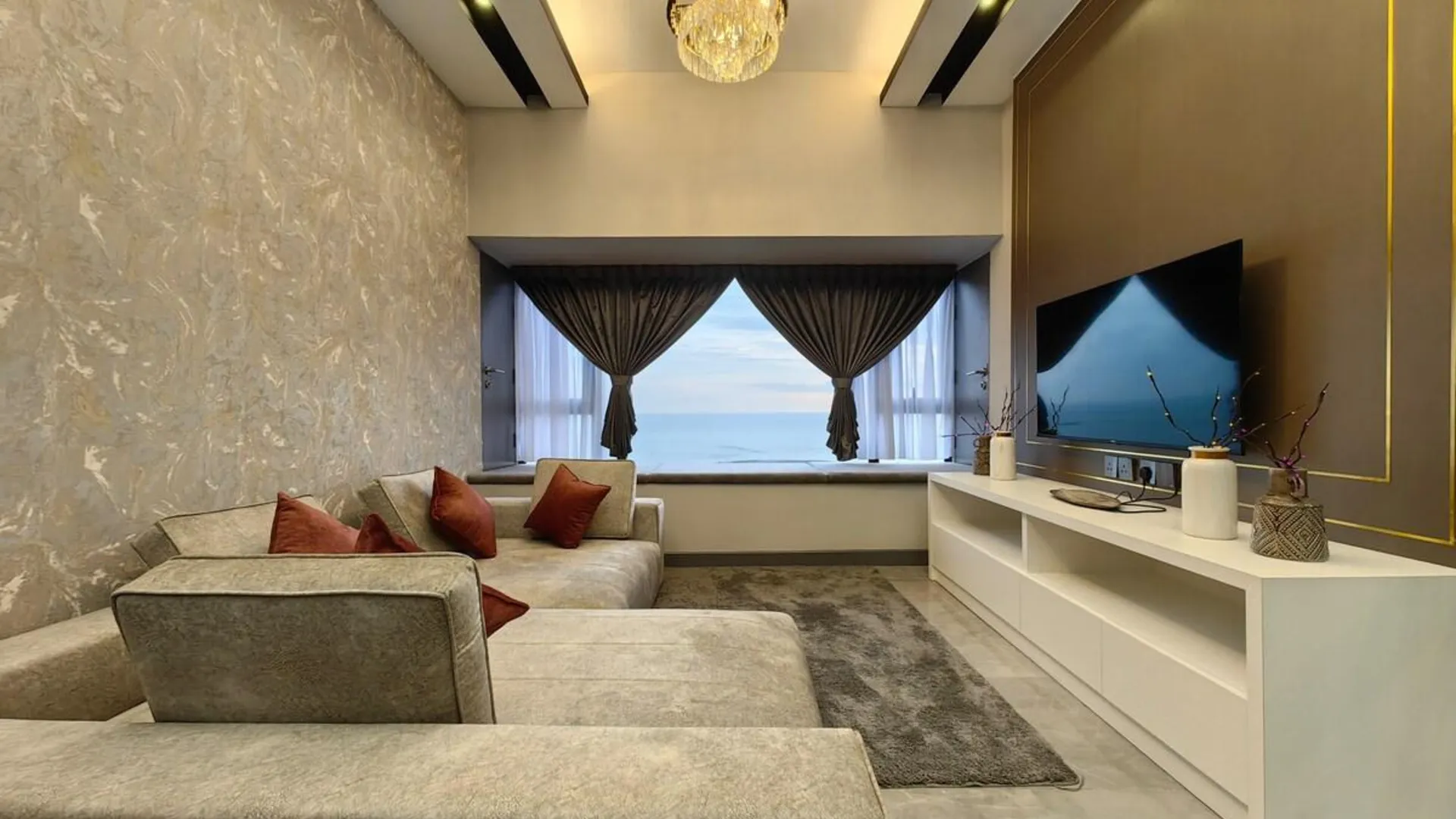 말라카 멜라카 라야의 아파트먼트 (70m², 침실 2개, 프라이빗 욕실 2개) 4성급 싱글룸 객실