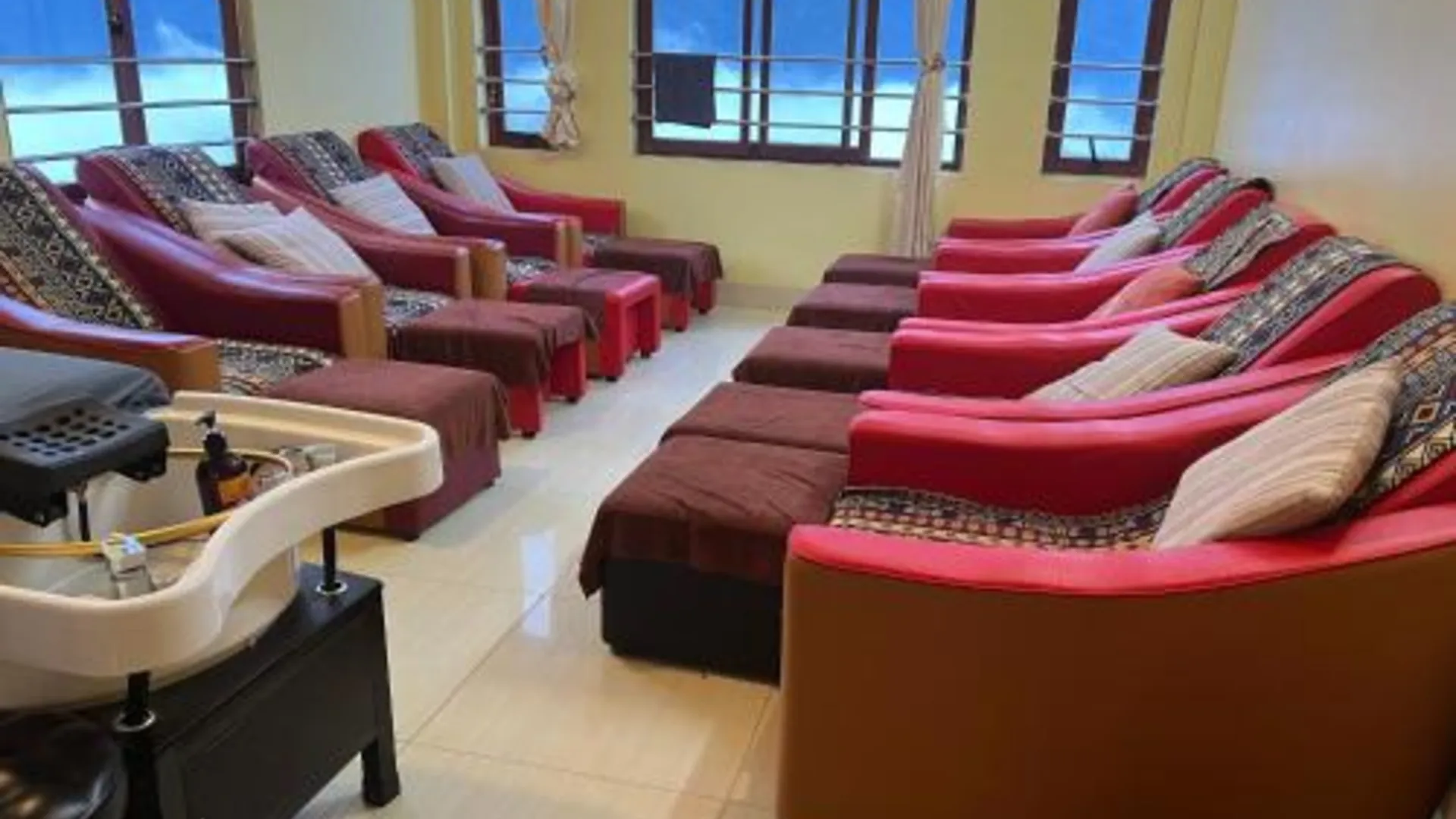 사파 블랙 흐몽 뷰 호텔 2성급 호텔 로비