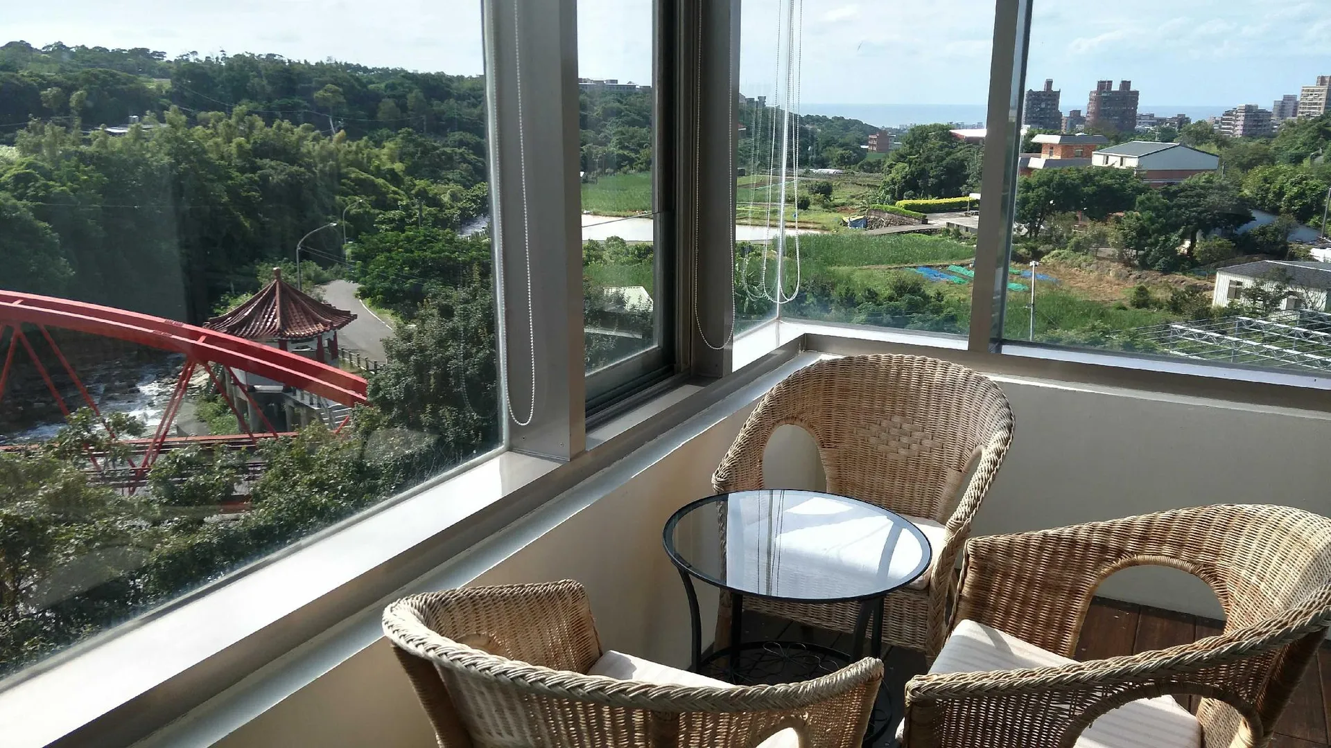 타이베이 레인보우 브리지 비&비 3성급 호텔 전망