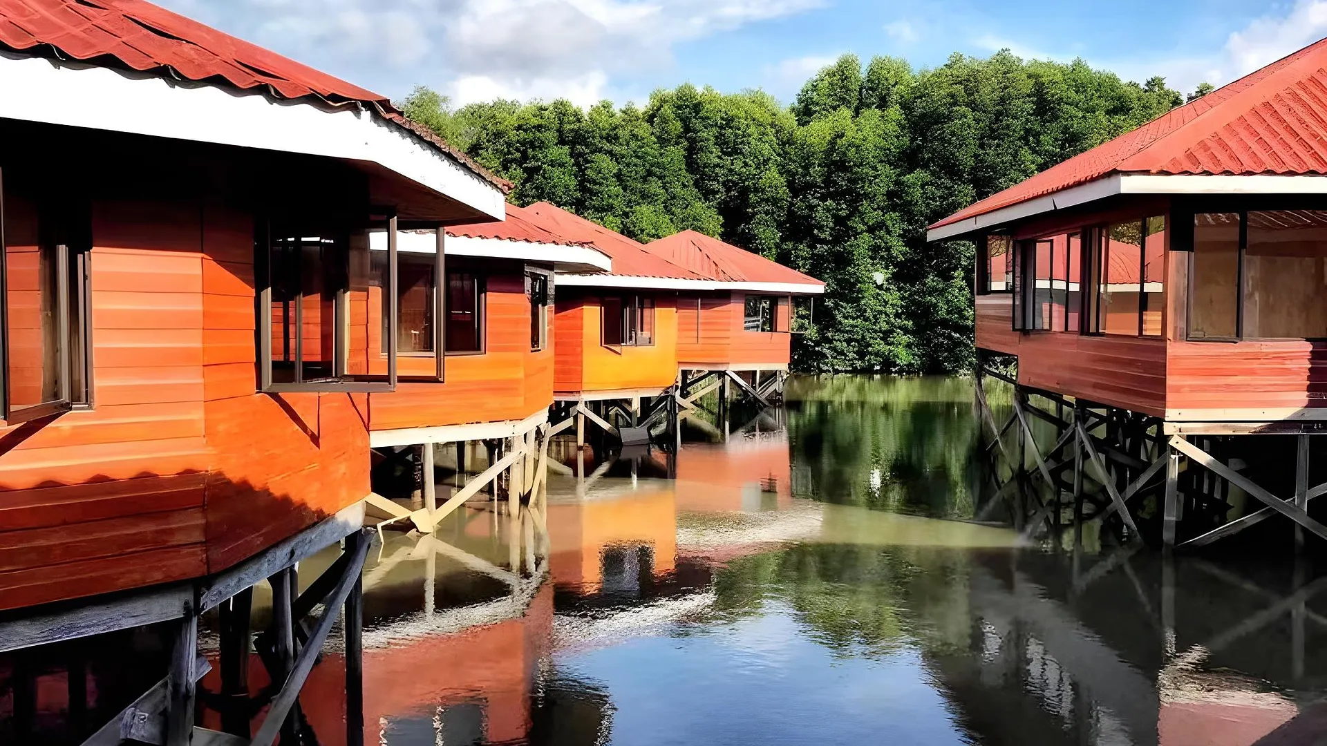 코타키나발루 가양 프렌들리 워터 하우스 홈스테이 3성급 호텔 객실