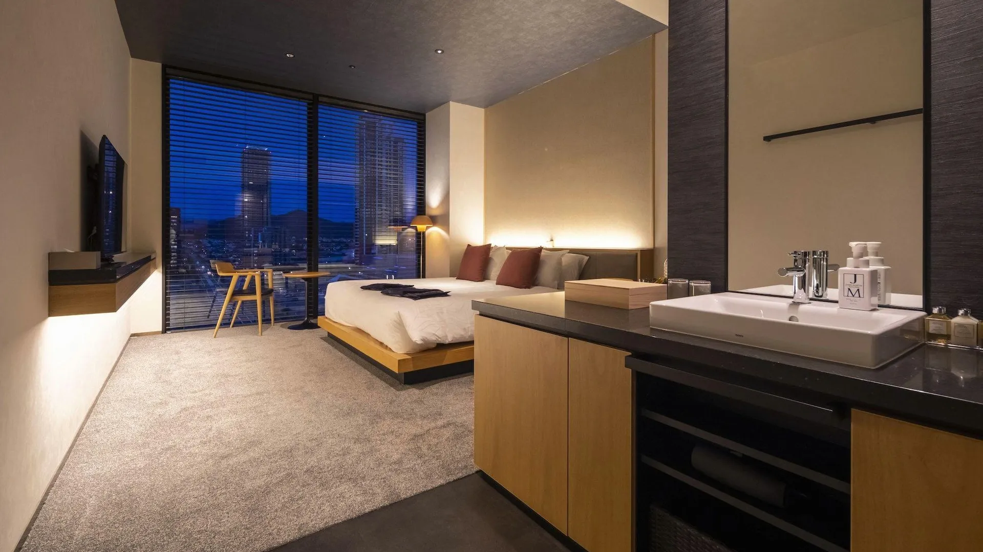 후쿠오카 더358 소라 3성급 호텔 스위트룸