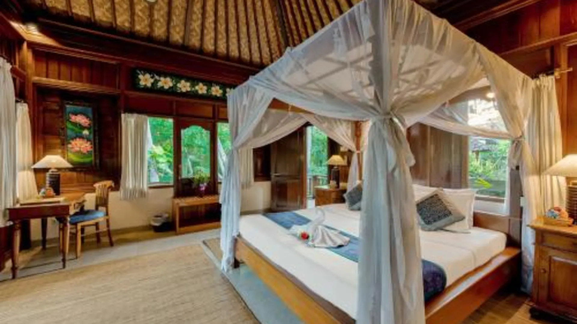 발리 Kebun Indah Ubud 4성급 호텔 스위트룸