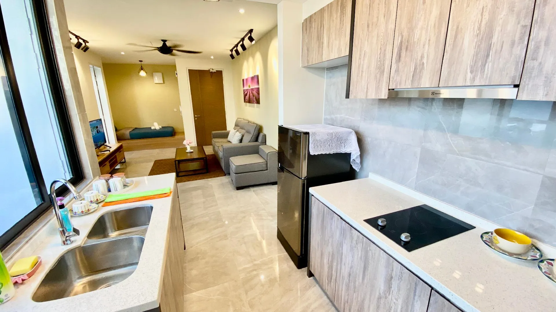 말라카 멜라카 라야의 아파트먼트 (86m², 침실 1개, 프라이빗 욕실 1개) 3성급 싱글룸 전망