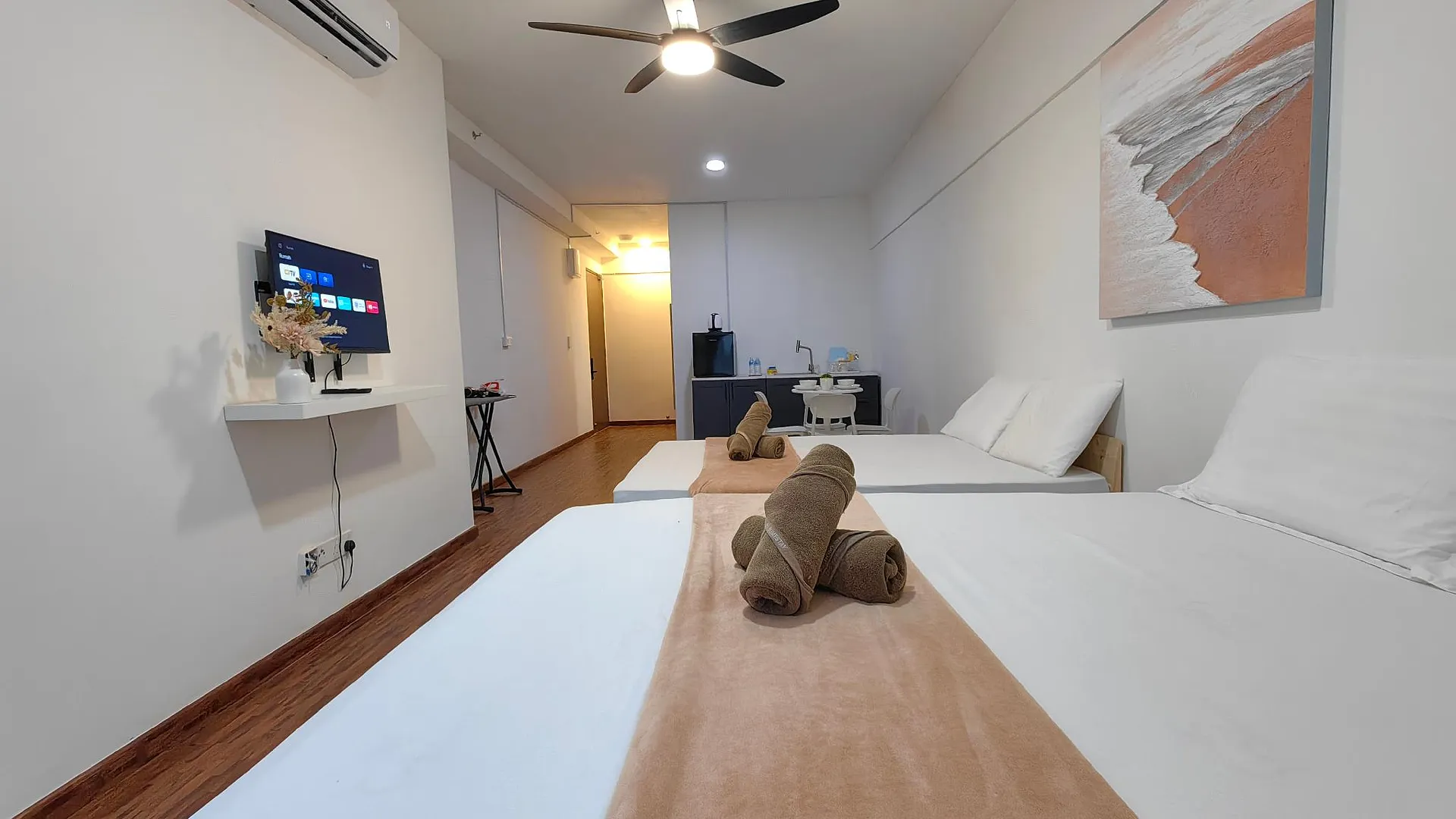 코타키나발루 크파얀의 아파트먼트 (m², 침실 1개, 프라이빗 욕실 1개) 4성급 싱글룸 객실