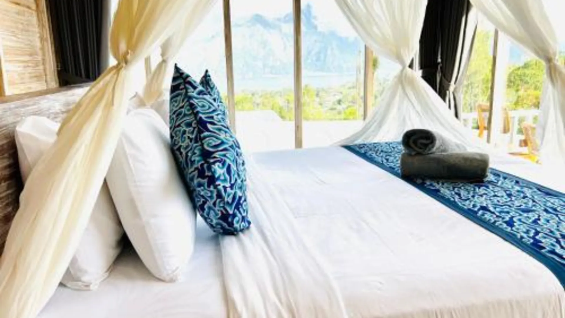 발리 The volcano 호텔 전망