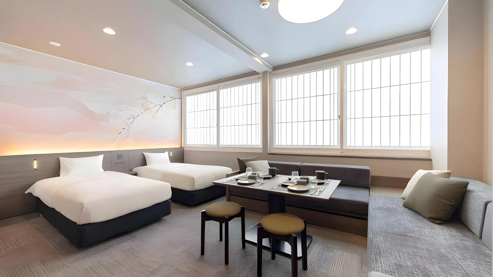 교토 민 시조 오미야 3성급 호텔 스위트룸