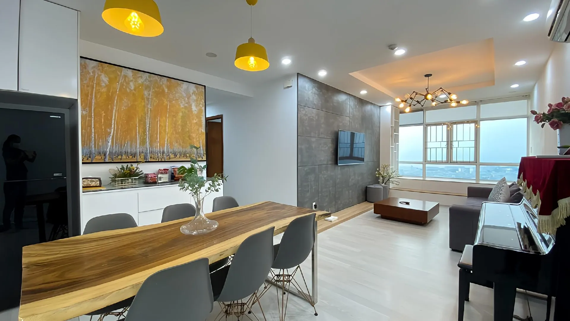 다낭 하이쩌우의 아파트먼트 (120m², 침실 3개, 프라이빗 욕실 2개) 5성급 싱글룸 로비