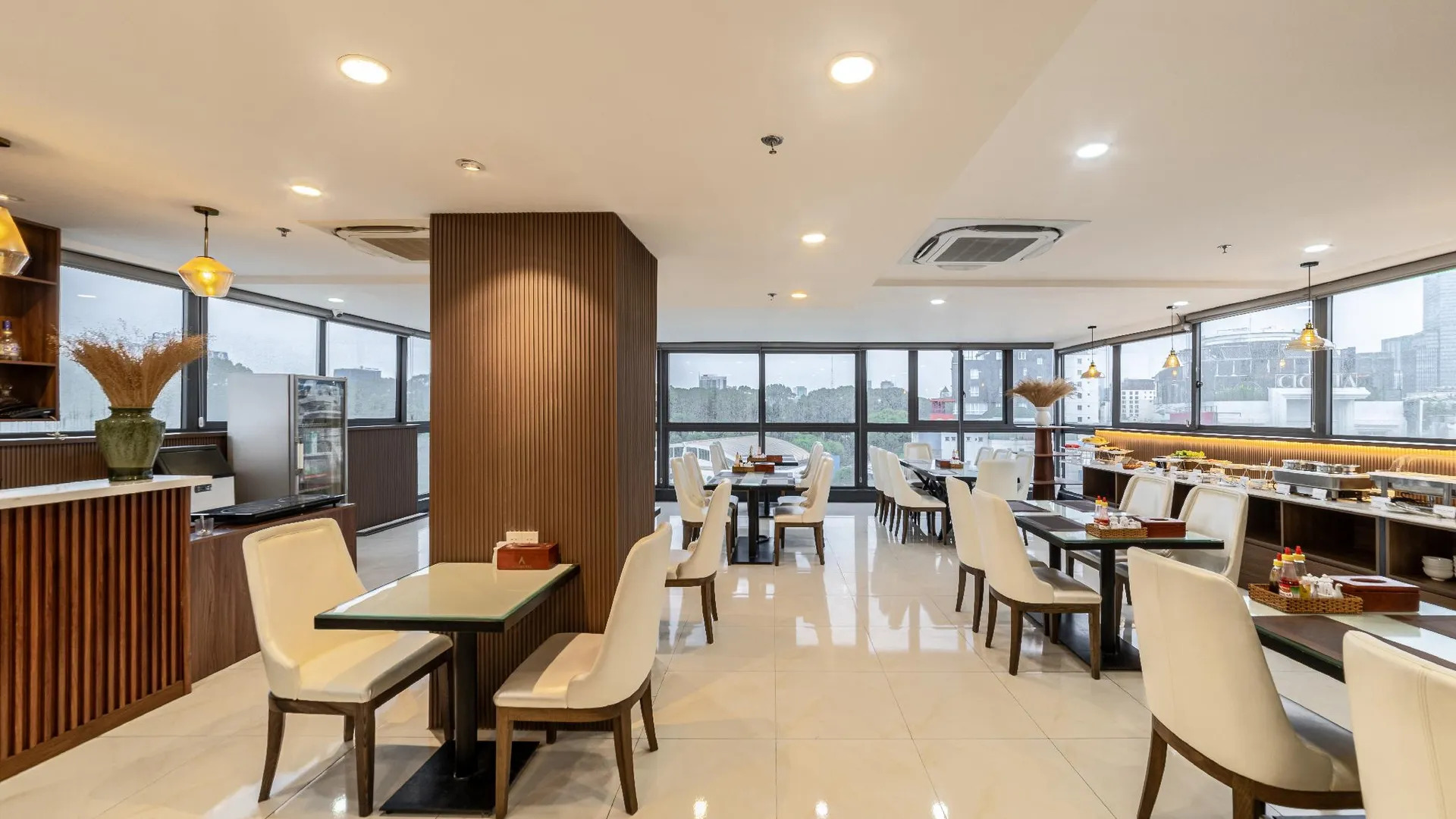 호치민 A25 호텔 - 55 깟 망 탕 8 호텔 레스토랑