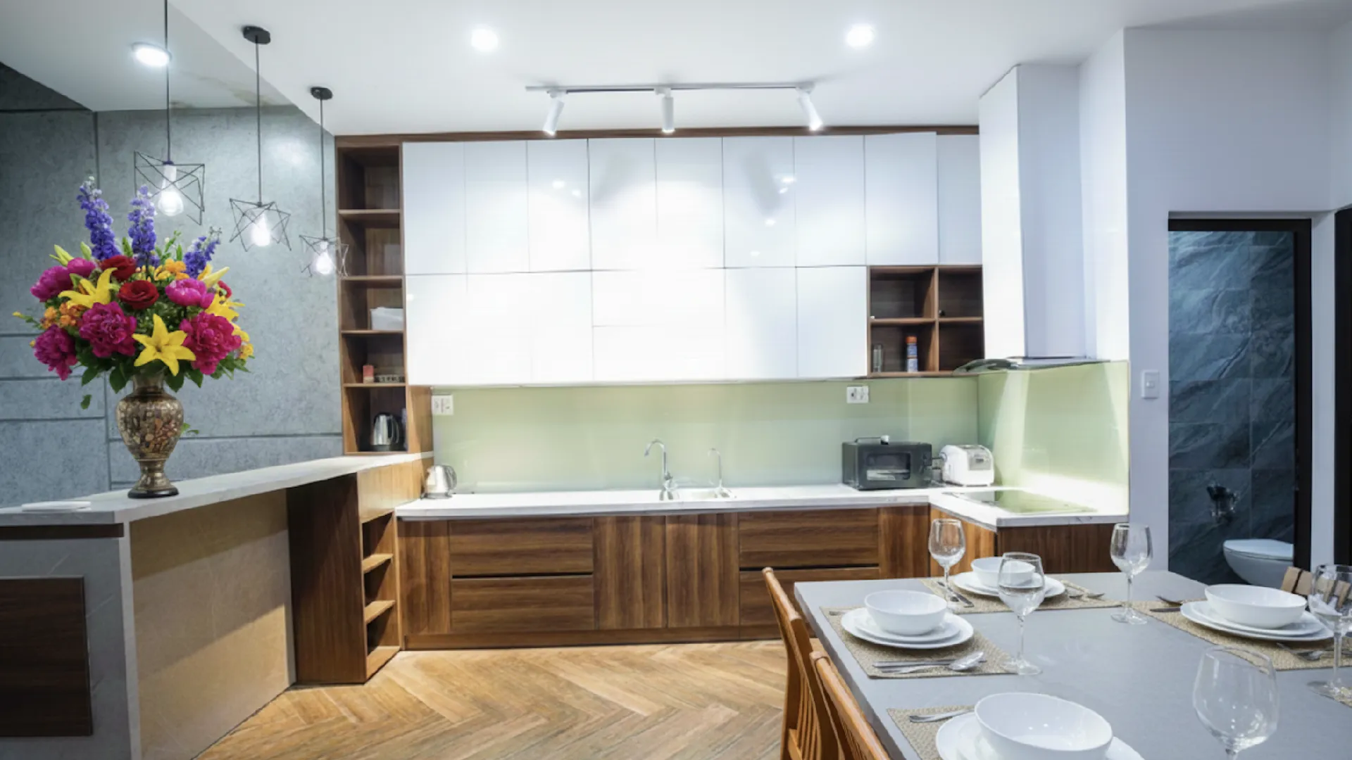 다낭 프억 미의 빌라 (100m², 침실 4개, 프라이빗 욕실 4개) 2성급 싱글룸 전망