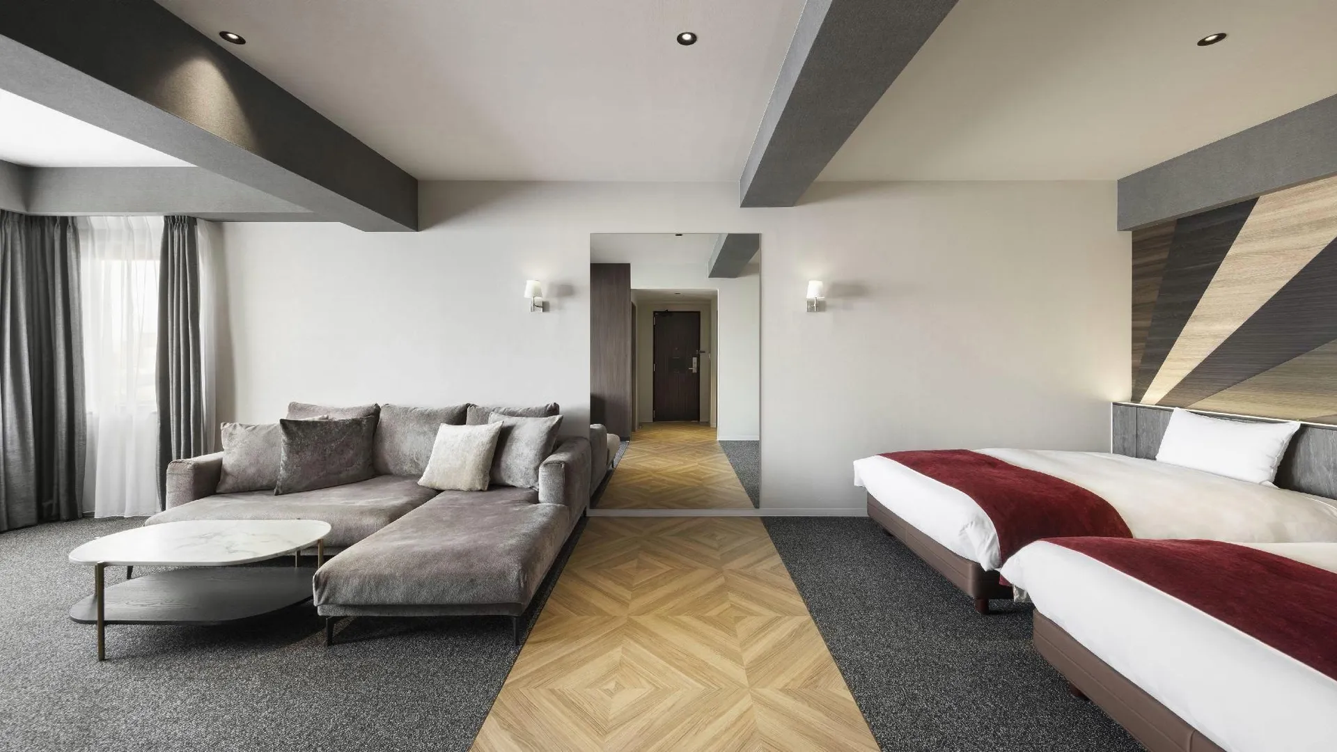 오사카 더 b 오사카 신세카이 3성급 호텔 스위트룸