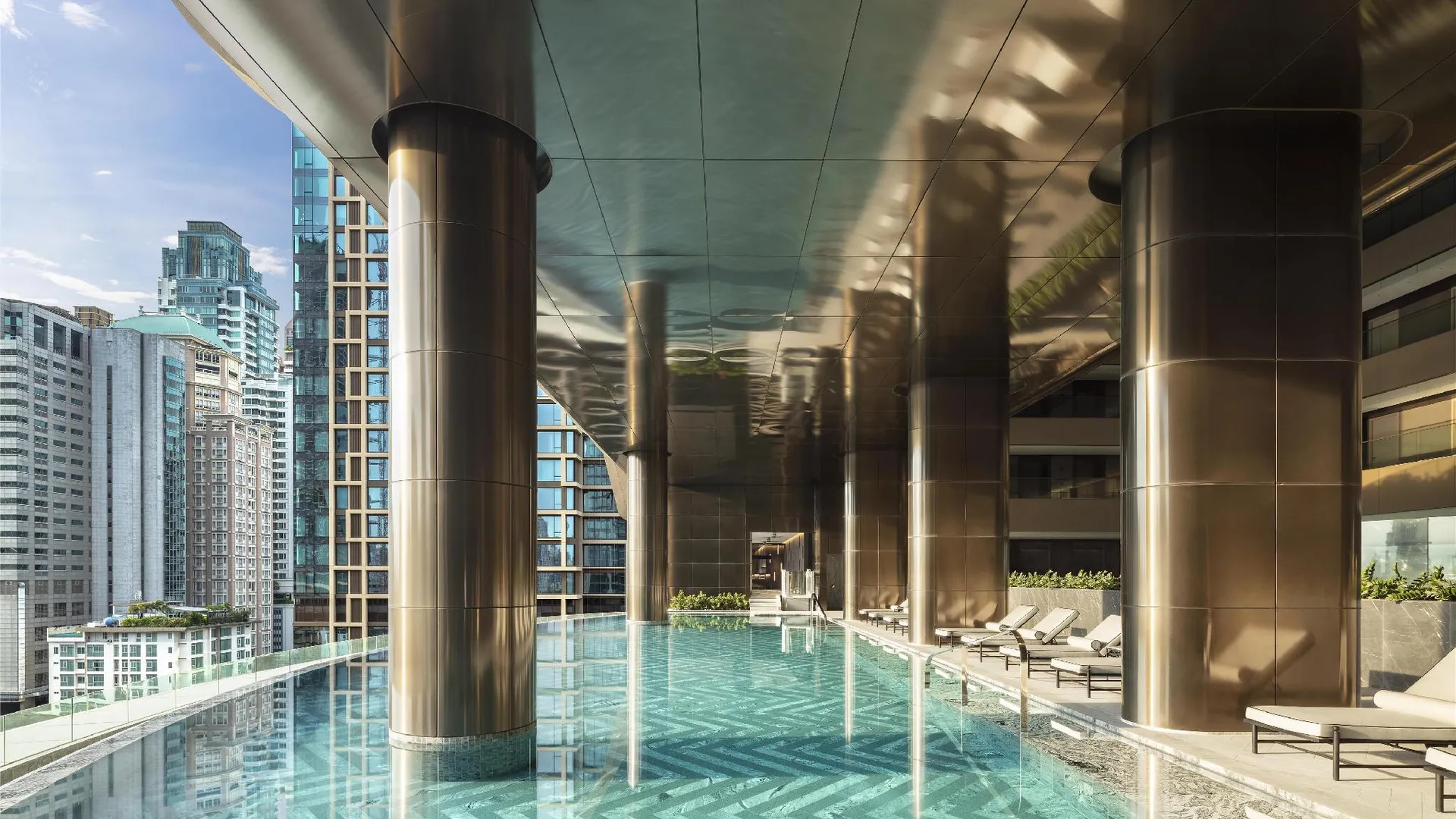 방콕 신돈 켐핀스키 호텔 방콕 5성급 호텔 로비