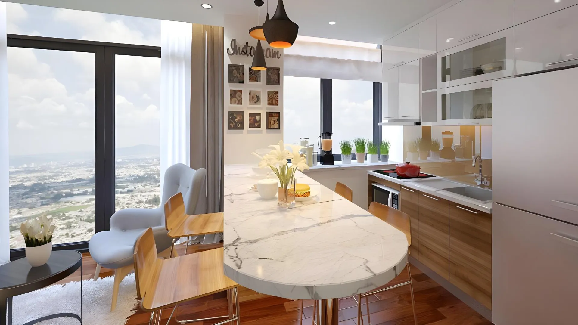 하노이 카나리 호텔 앤 아파트먼트 3성급 호텔 로비