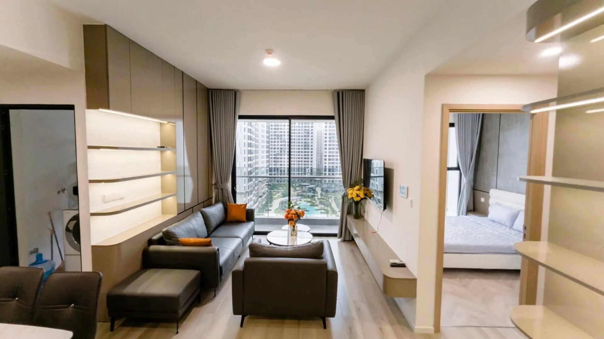 호치민 9군의 프라이빗 하우스 (m², 침실 1개, 프라이빗 욕실 1개) 2성급 싱글룸 스위트룸