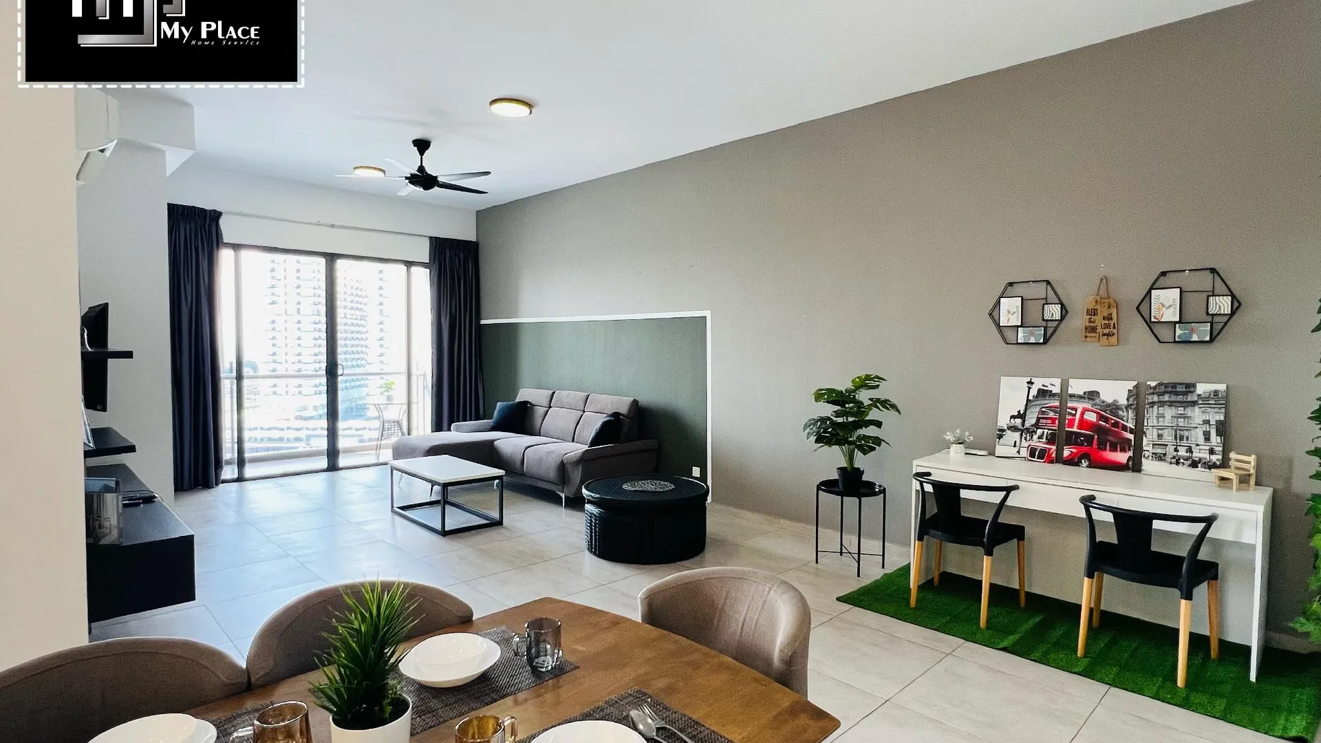 말라카 존커의 아파트먼트 (100m², 침실 3개, 프라이빗 욕실 2개) 4성급 싱글룸 수영장