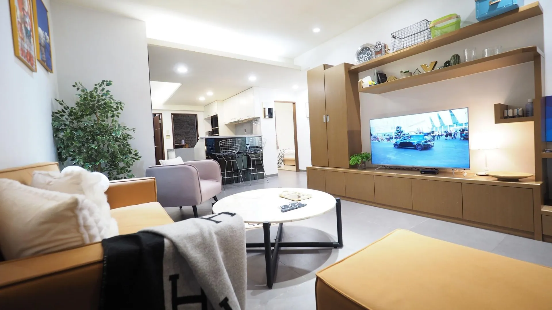 타이베이 쑹산 구의 아파트먼트 (100m², 침실 3개, 프라이빗 욕실 2개) 2성급 싱글룸 객실