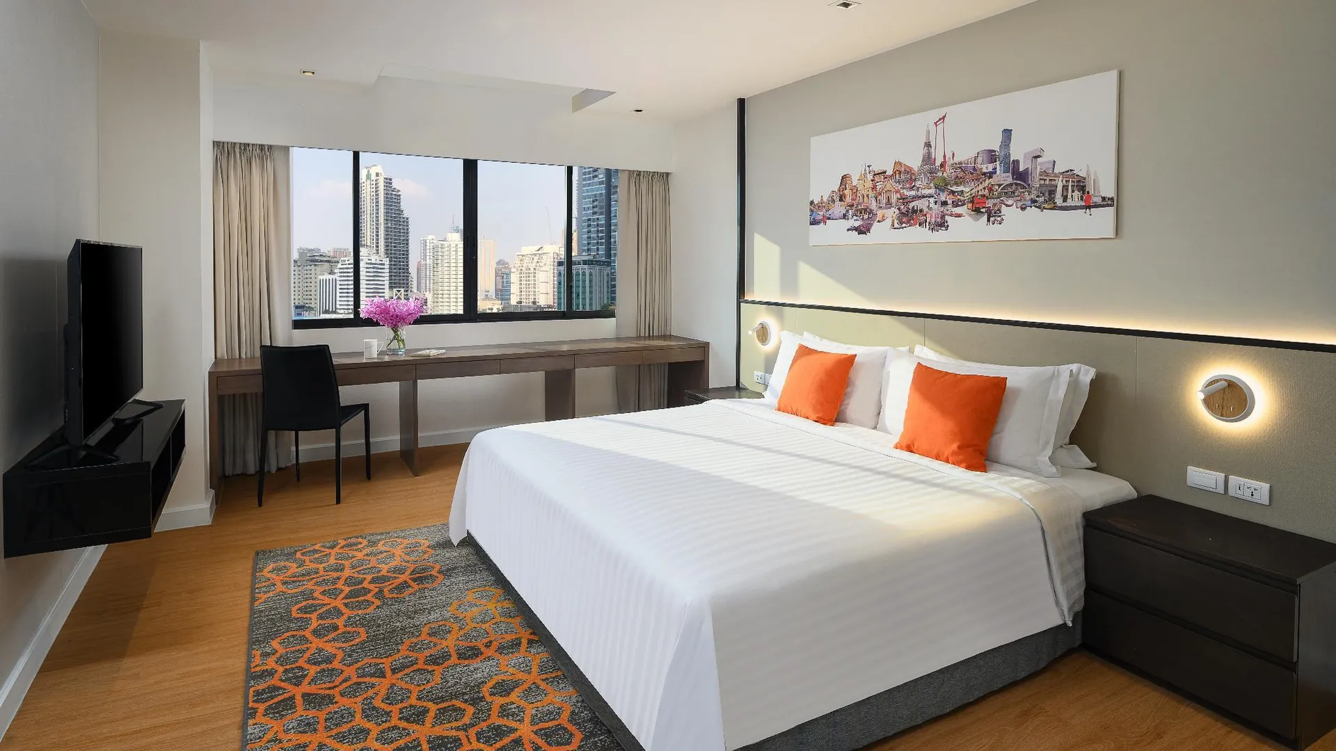 방콕 파크로얄 스위트 방콕 4성급 호텔 스위트룸