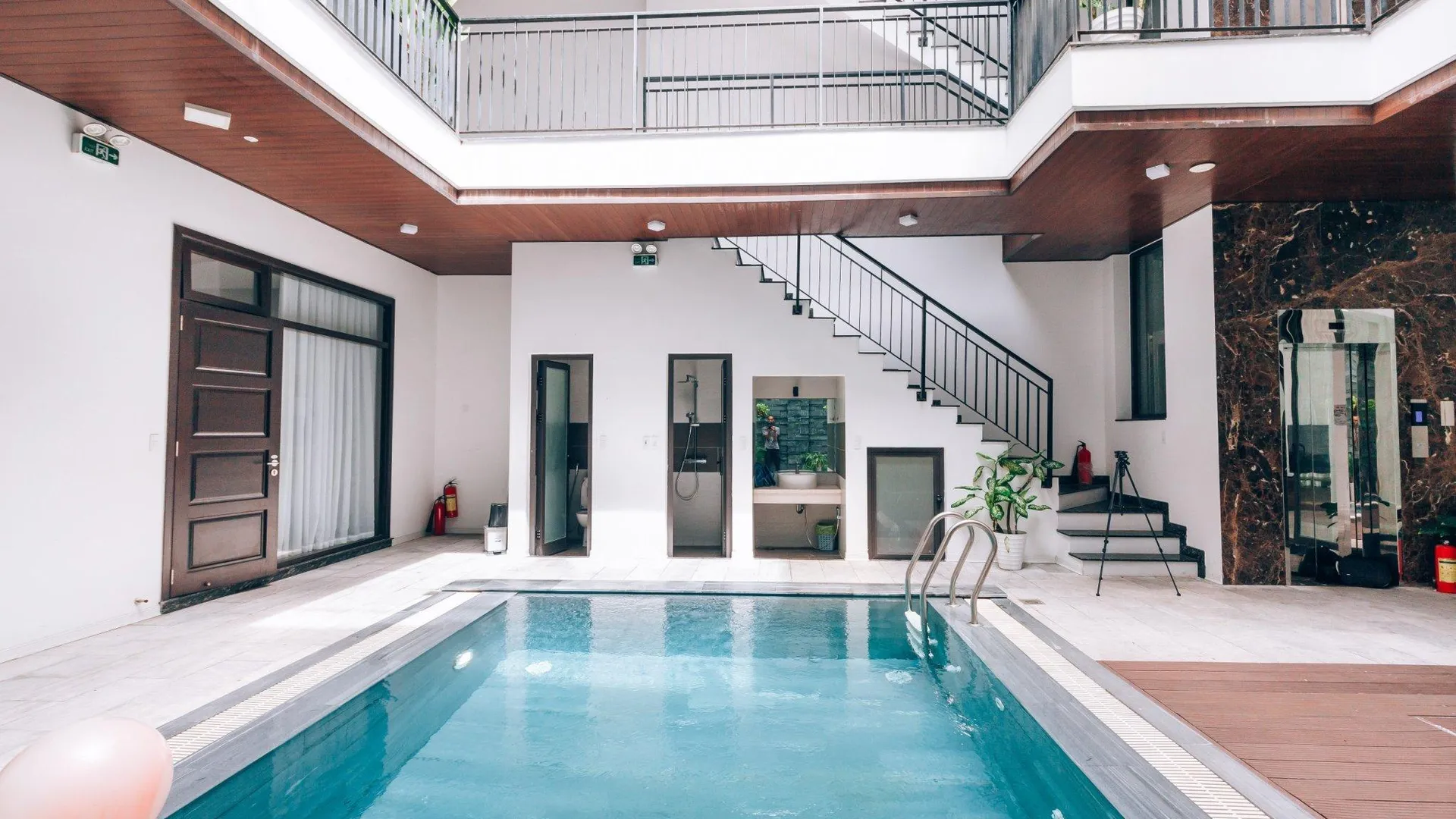 다낭 프억 미의 빌라 (1000m², 침실 9개, 프라이빗 욕실 9개) 4성급 싱글룸 전망