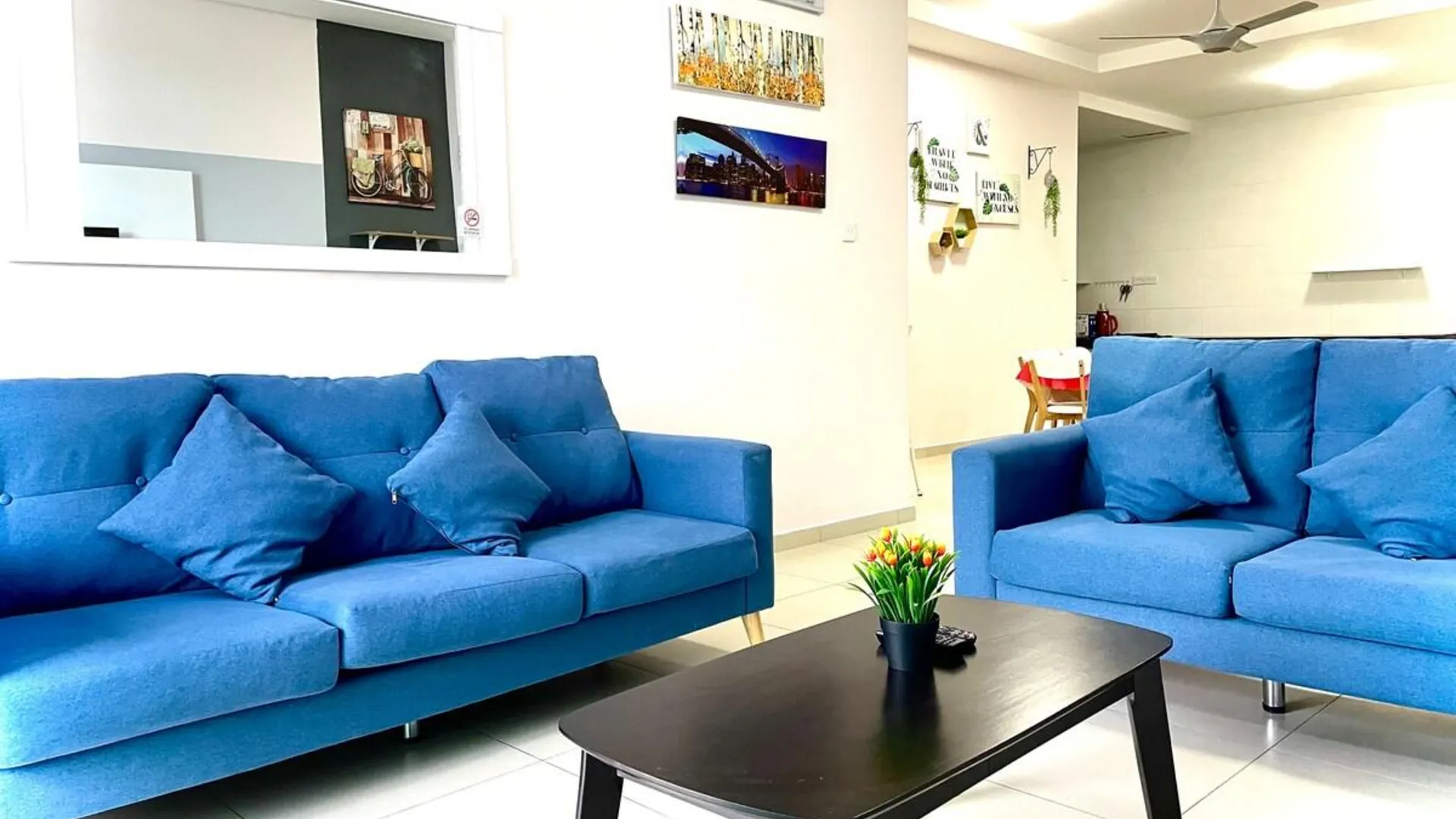 카메론 하일랜즈 브린창의 아파트먼트 (1100m², 침실 3개, 프라이빗 욕실 2개) 2성급 싱글룸 스위트룸