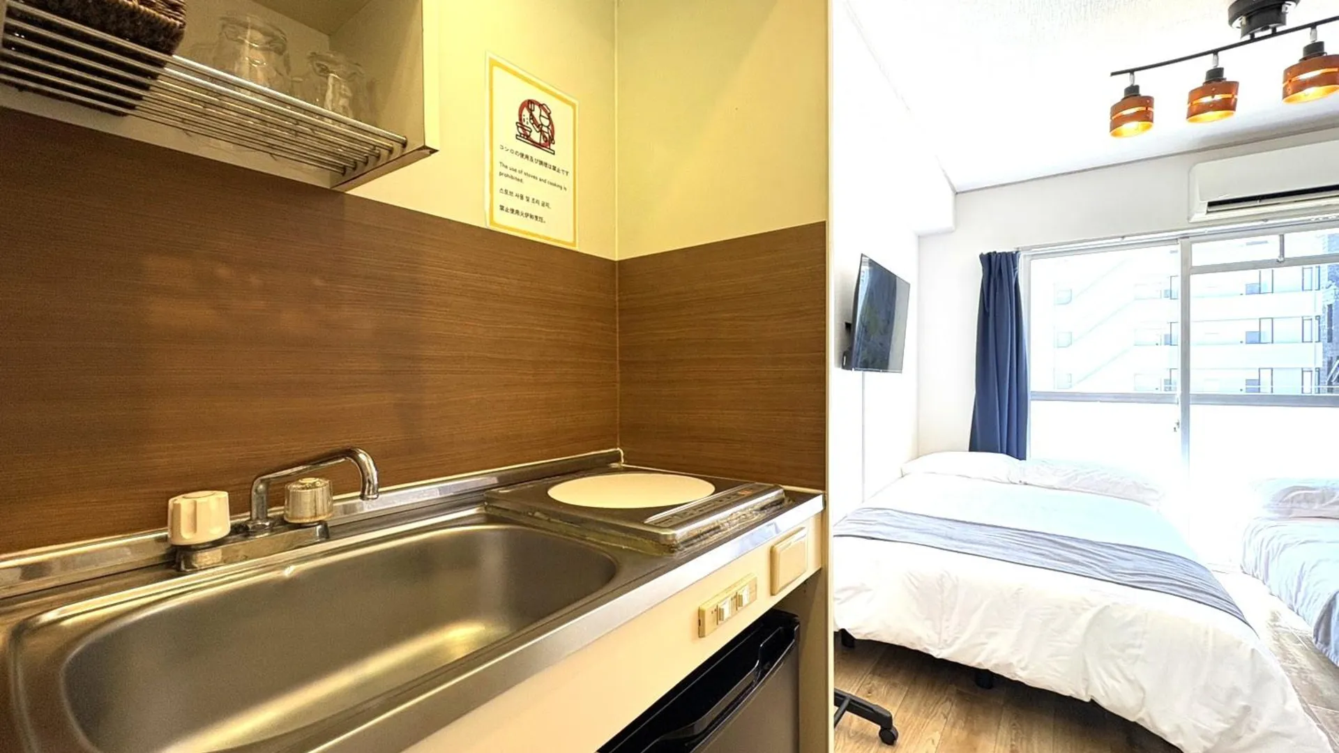 후쿠오카 Kurarisu hakata #411 2성급 게스트하우스 로비