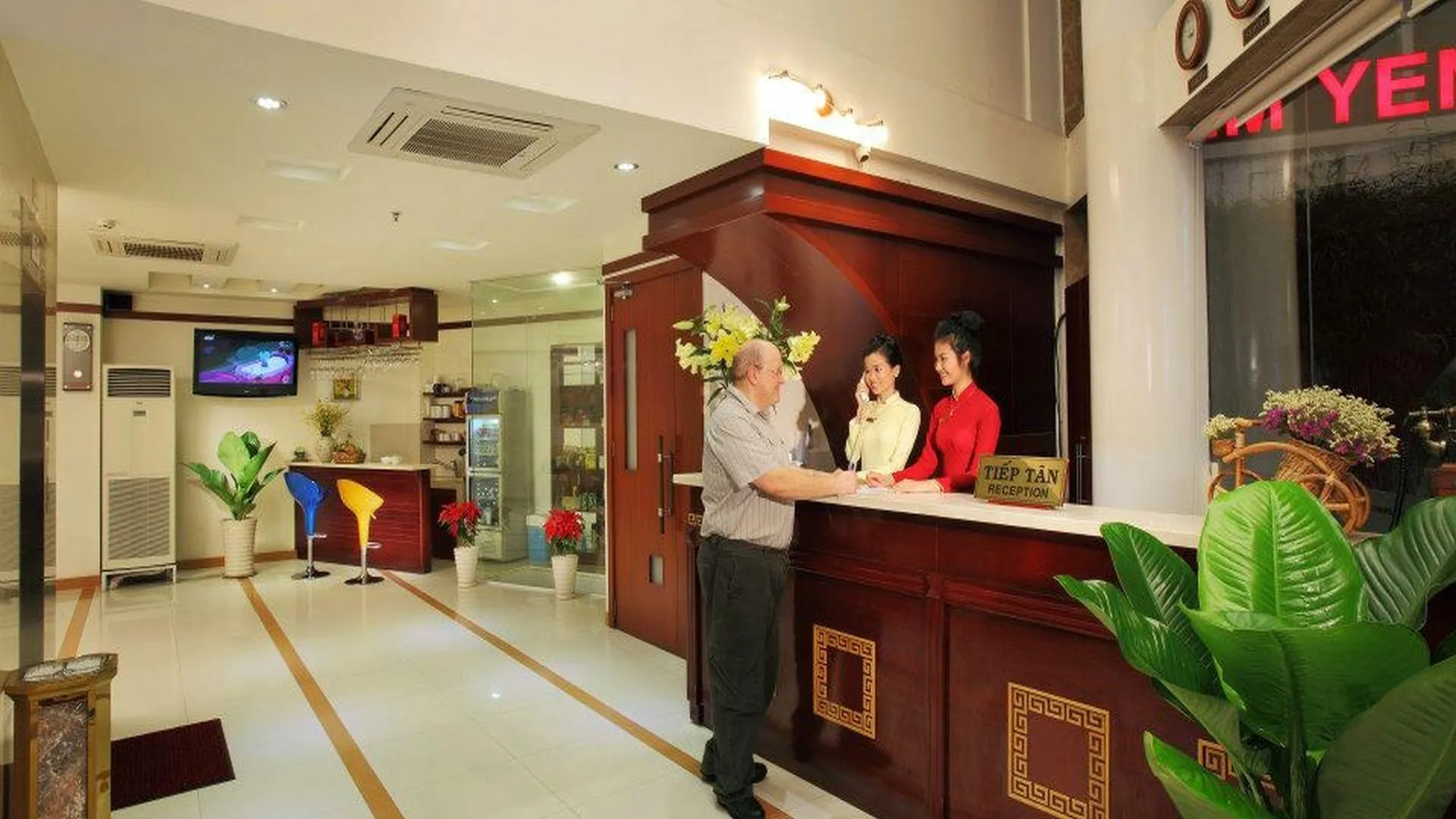 호치민 킴 옌 호텔 2성급 호텔 객실