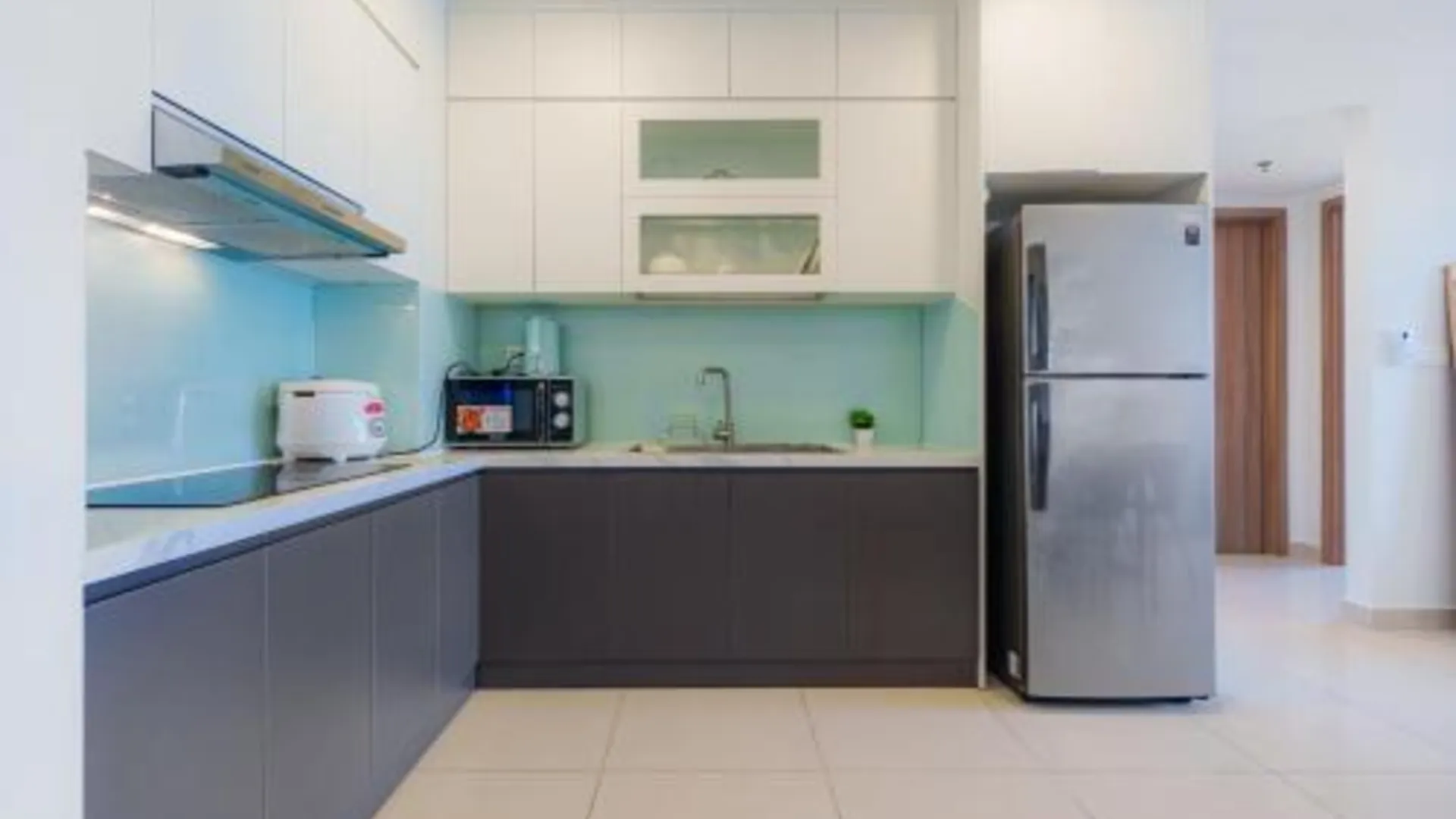 호치민 4군의 아파트먼트 (65m², 침실 2개, 프라이빗 욕실 1개) 4성급 게스트하우스 객실