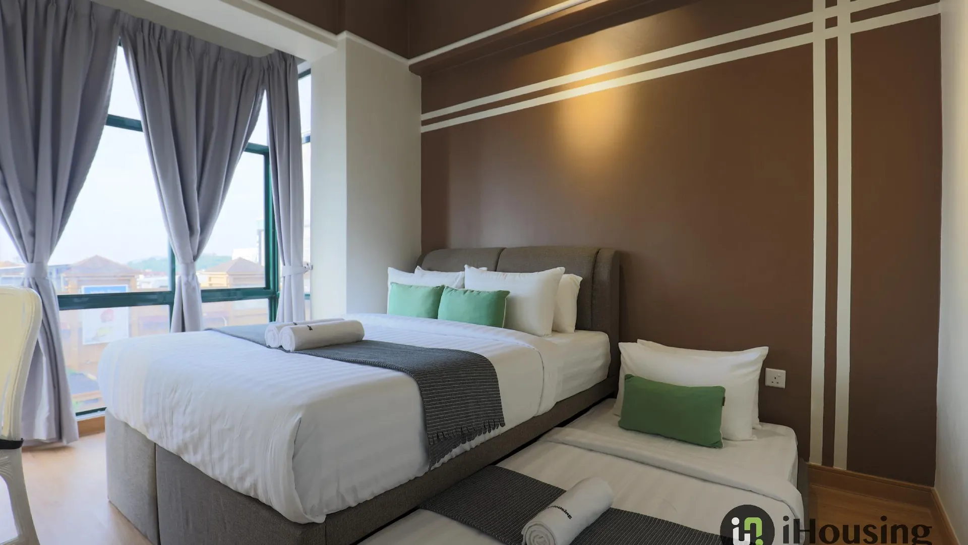 말라카 멜라카 라야의 프라이빗 하우스 (70m², 침실 2개, 프라이빗 욕실 2개) 2성급 싱글룸 스위트룸