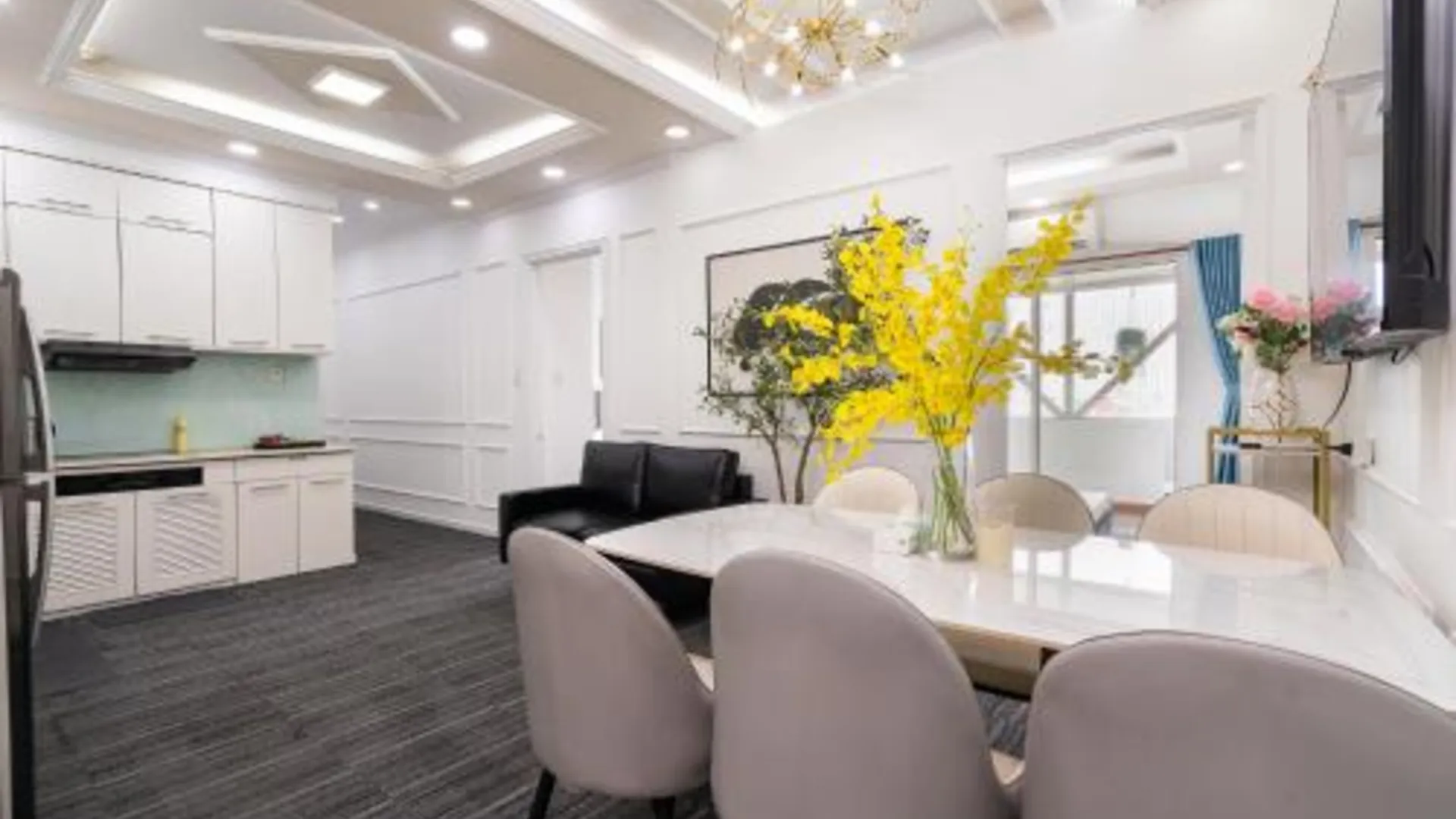 호치민 Unique Luxury Apartment -District 1 Central City 4성급 싱글룸 객실