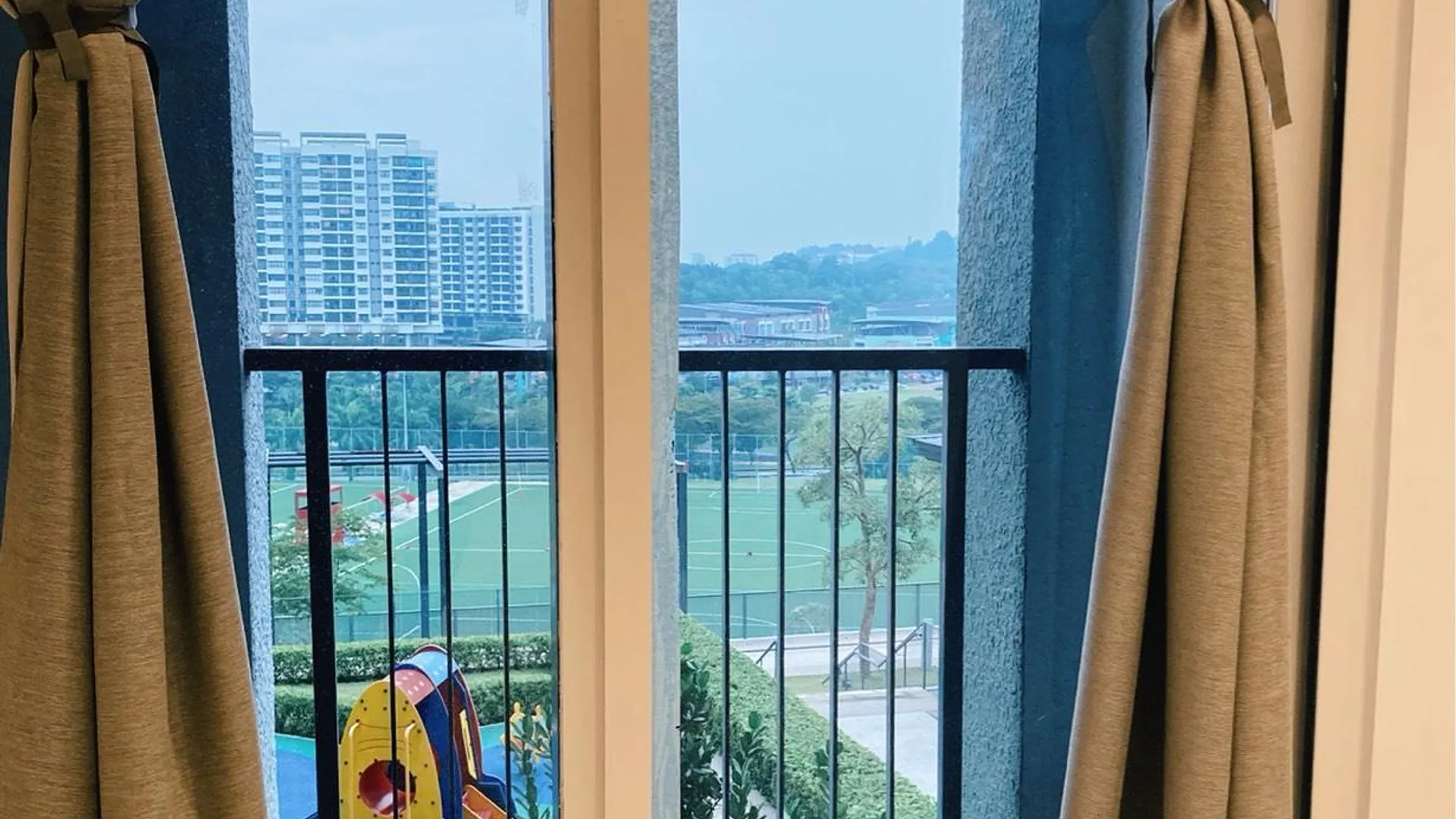 샤알람 부킷 젤루통의 아파트먼트 (800m², 침실 3개, 프라이빗 욕실 2개) 4성급 싱글룸 부대시설