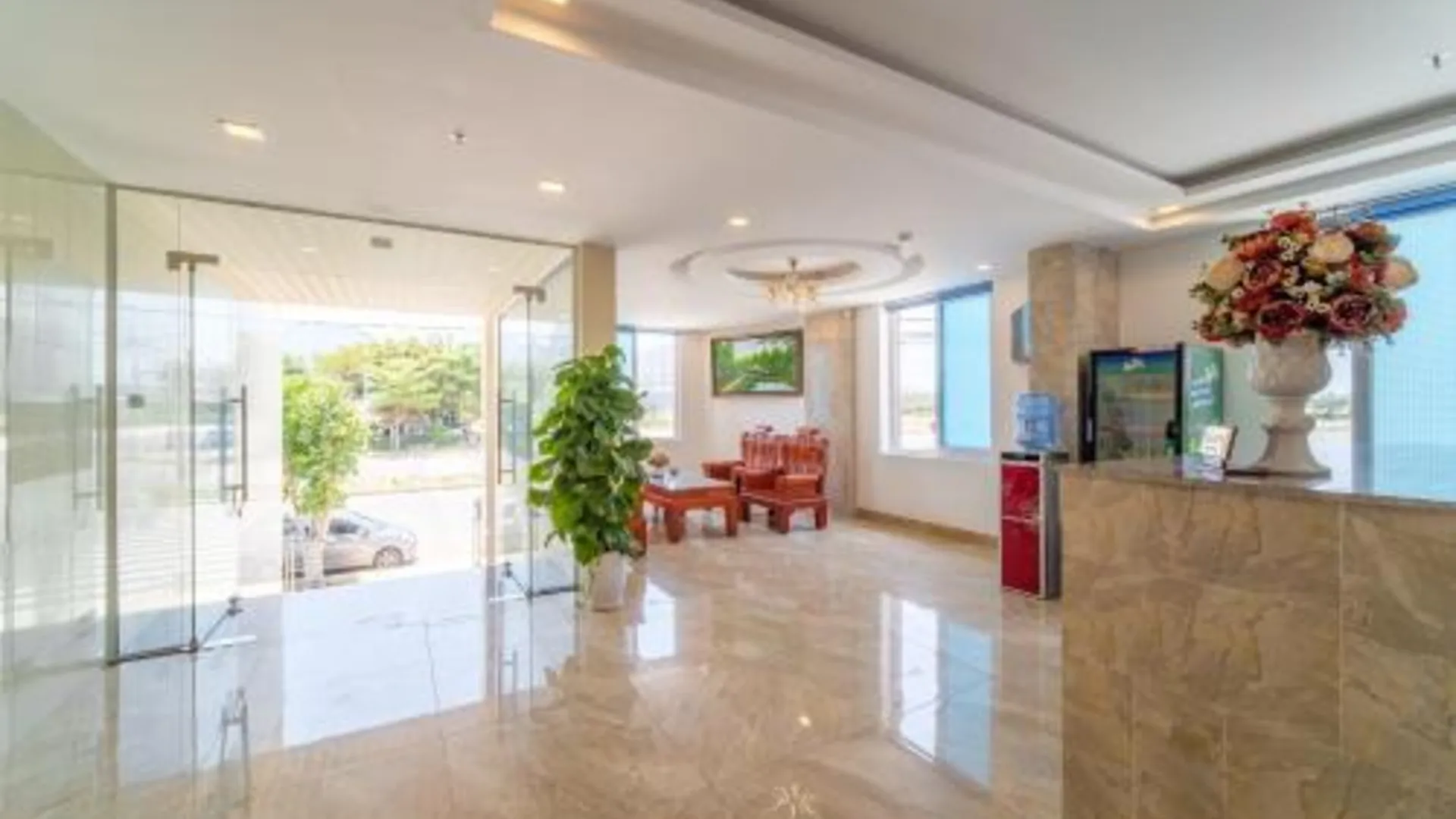 다낭 캐피탈 O 215 안 둑 호텔 다낭 2성급 호텔 로비