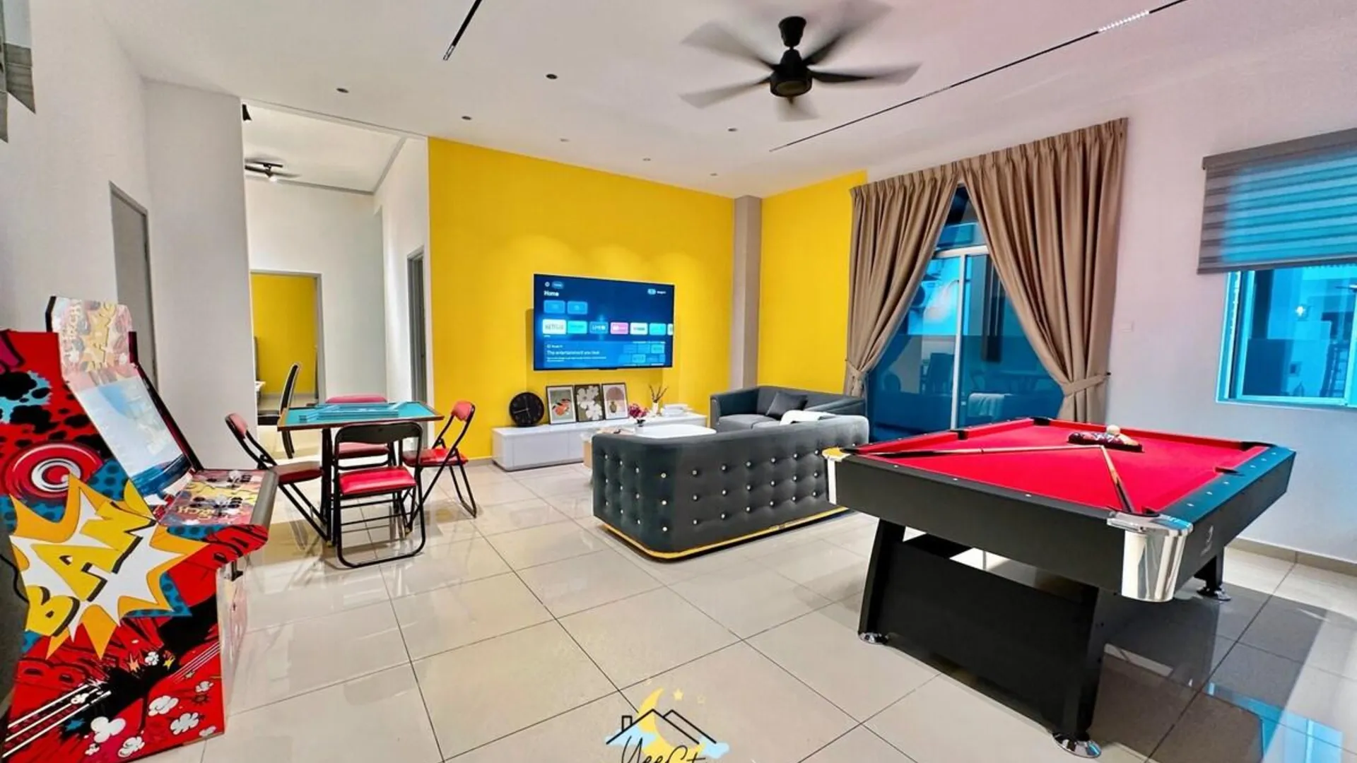 말라카 말라카 시내의 프라이빗 하우스 (m², 침실 4개, 프라이빗 욕실 2개) 2성급 게스트하우스 로비