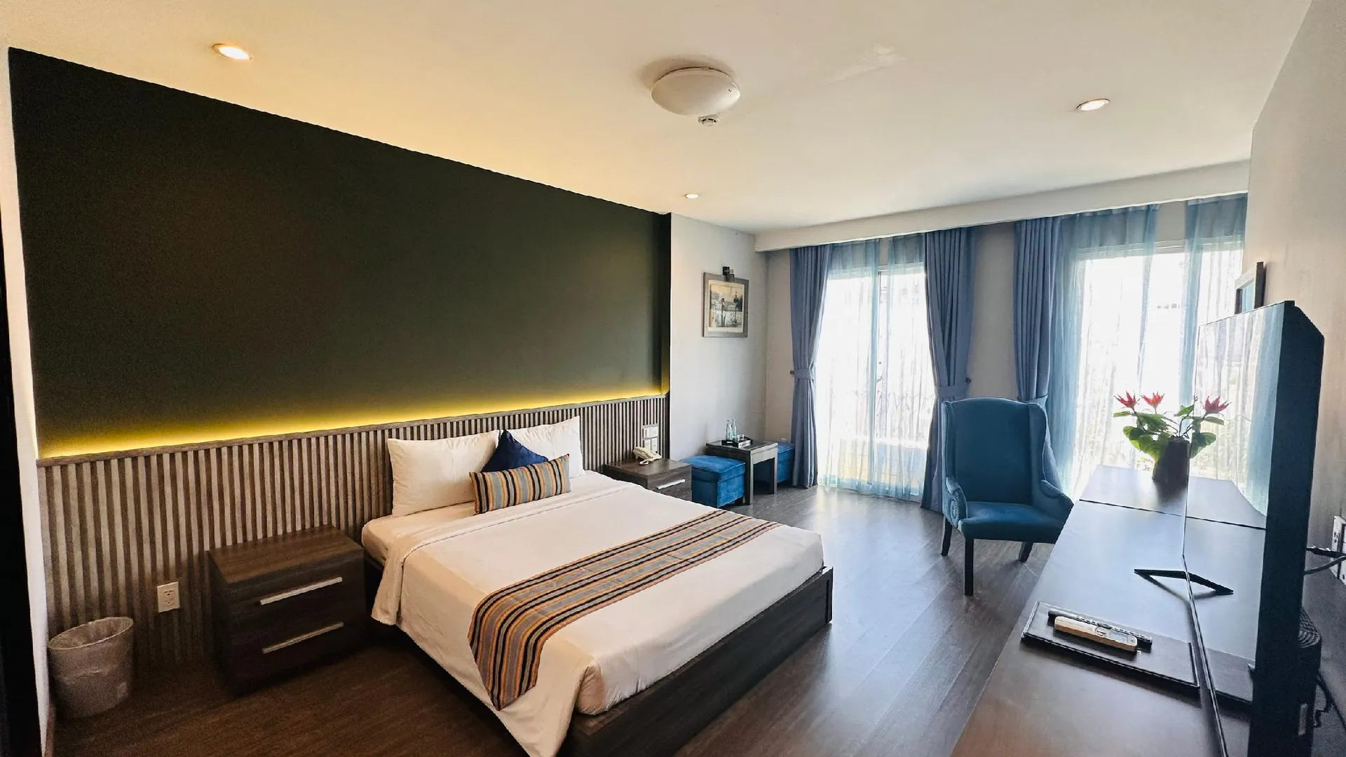 호치민 아이리스 호텔 사이공 3성급 호텔 전망