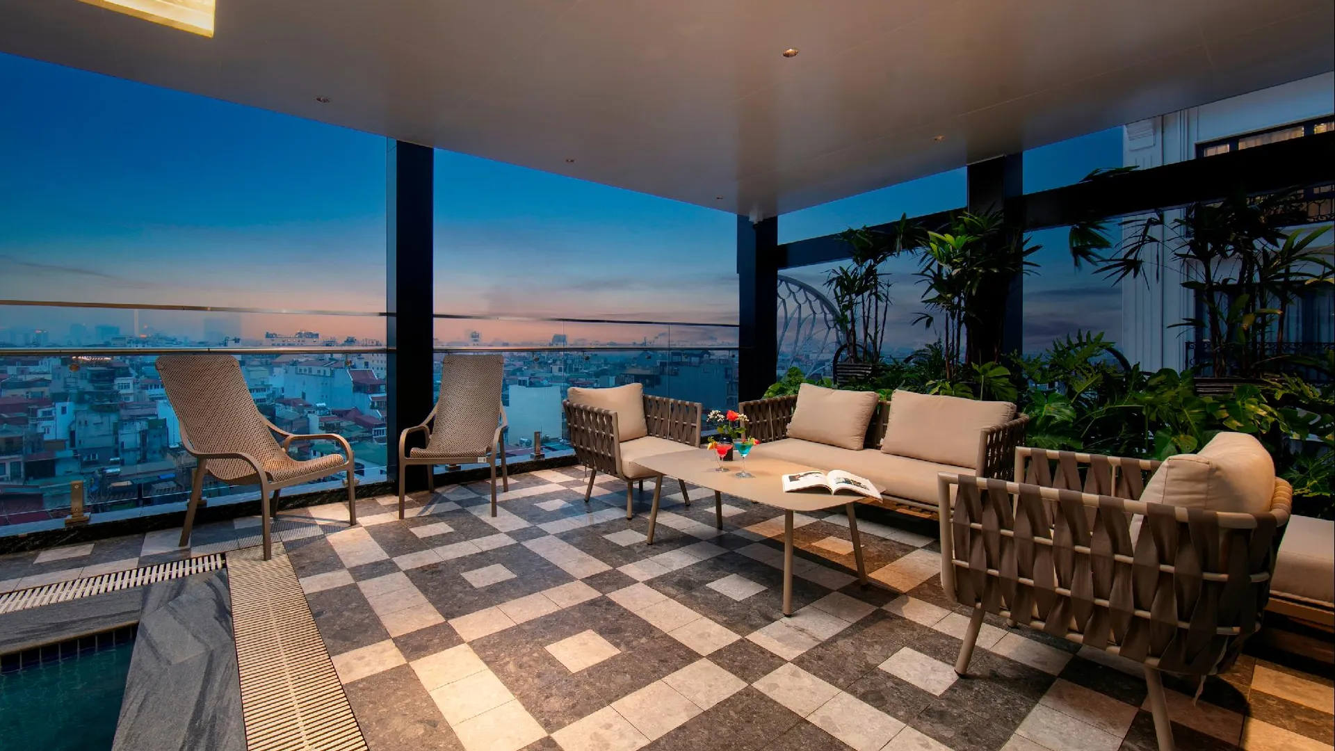 하노이 메이 드 빌 레이크사이드 호텔 5성급 호텔 로비