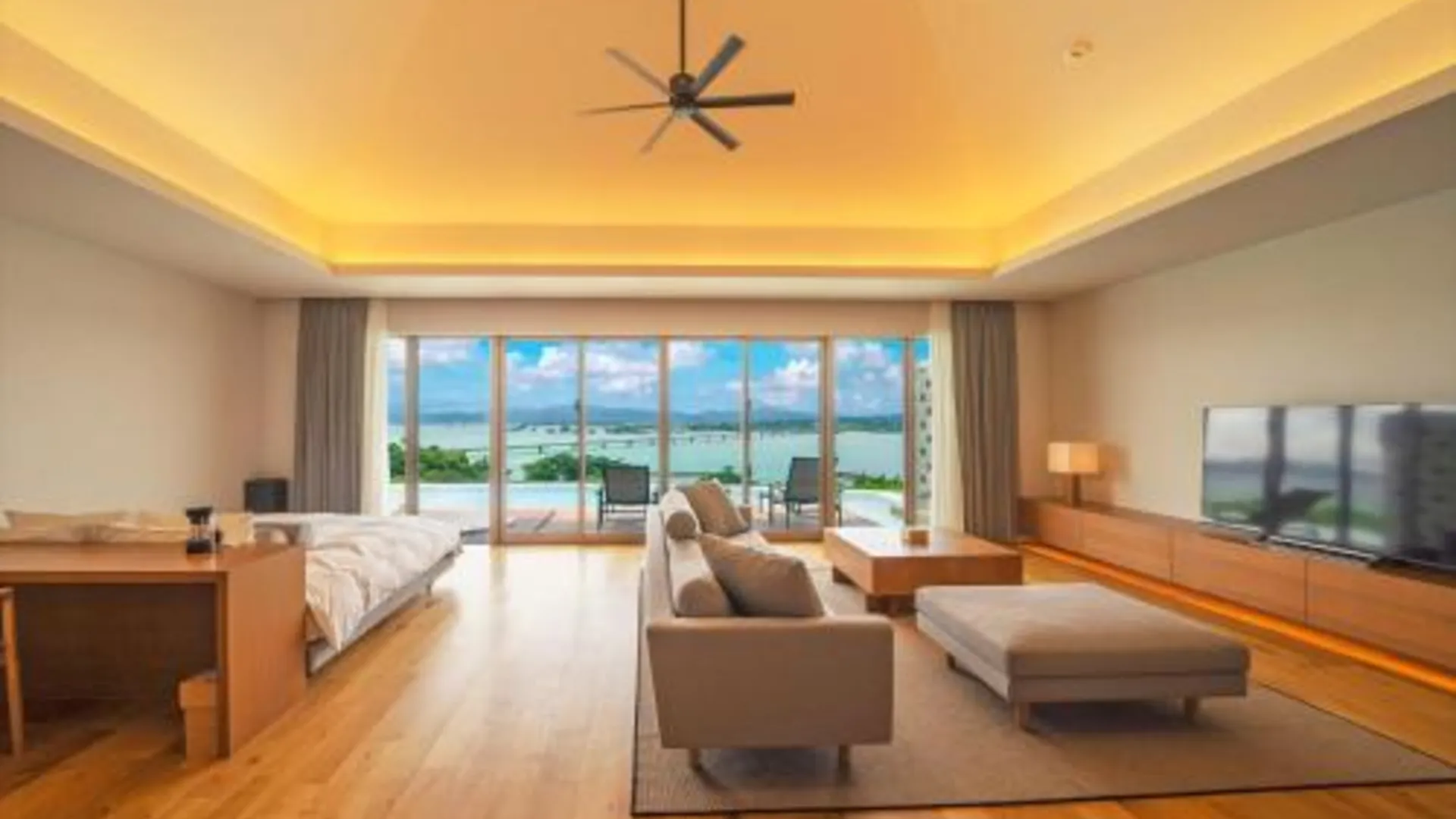 오키나와 본섬 Pool Villa Kouri Island by Coldio Smart Resort 4성급 게스트하우스 스위트룸