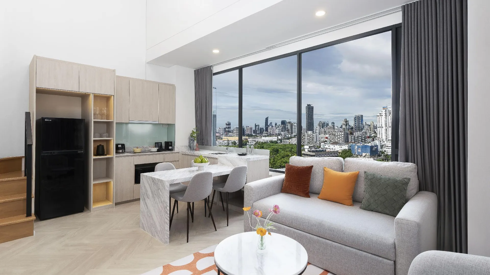 방콕 카시아 라마 9 방콕 4성급 호텔 스위트룸