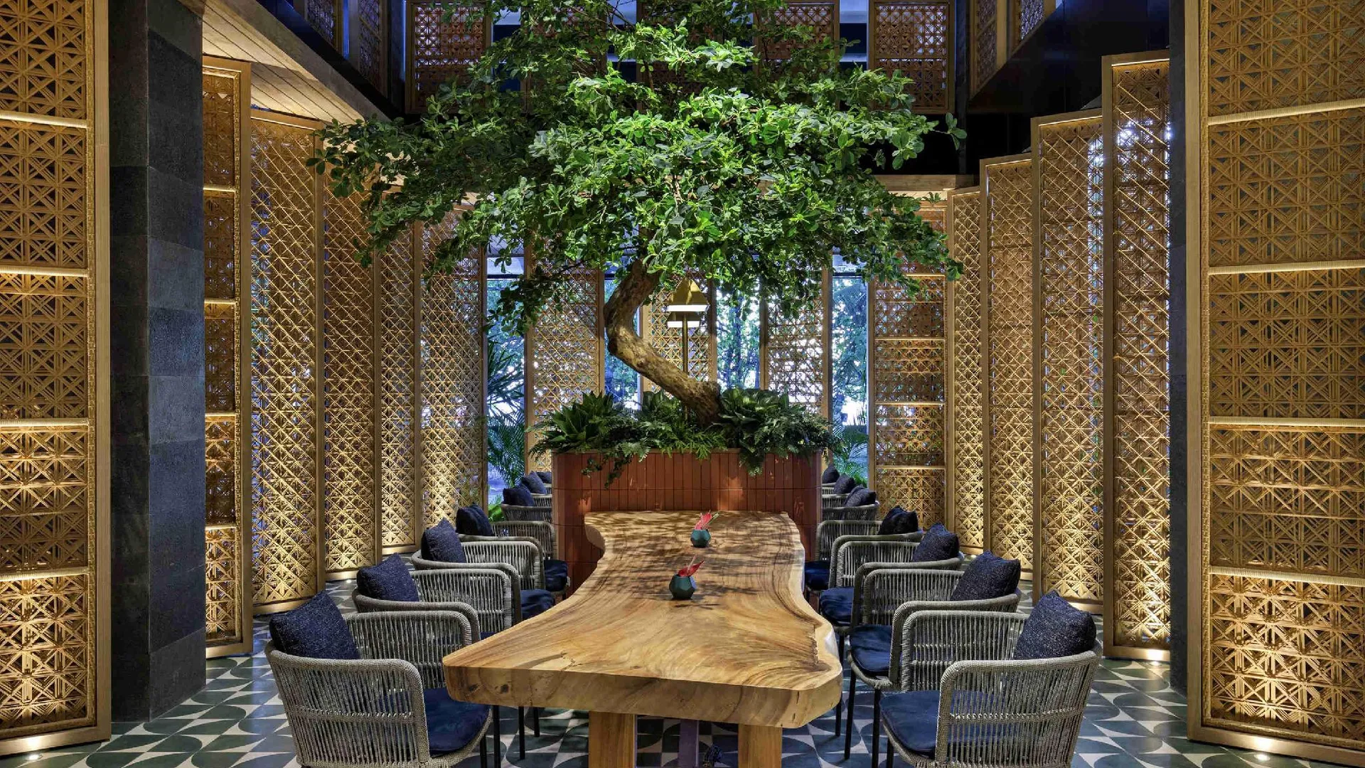 발리 트라이브 발리 쿠타 비치 4성급 호텔 레스토랑